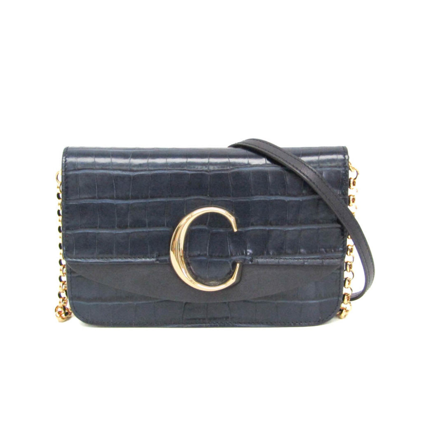 Chloé C Leather Shoulder Bag