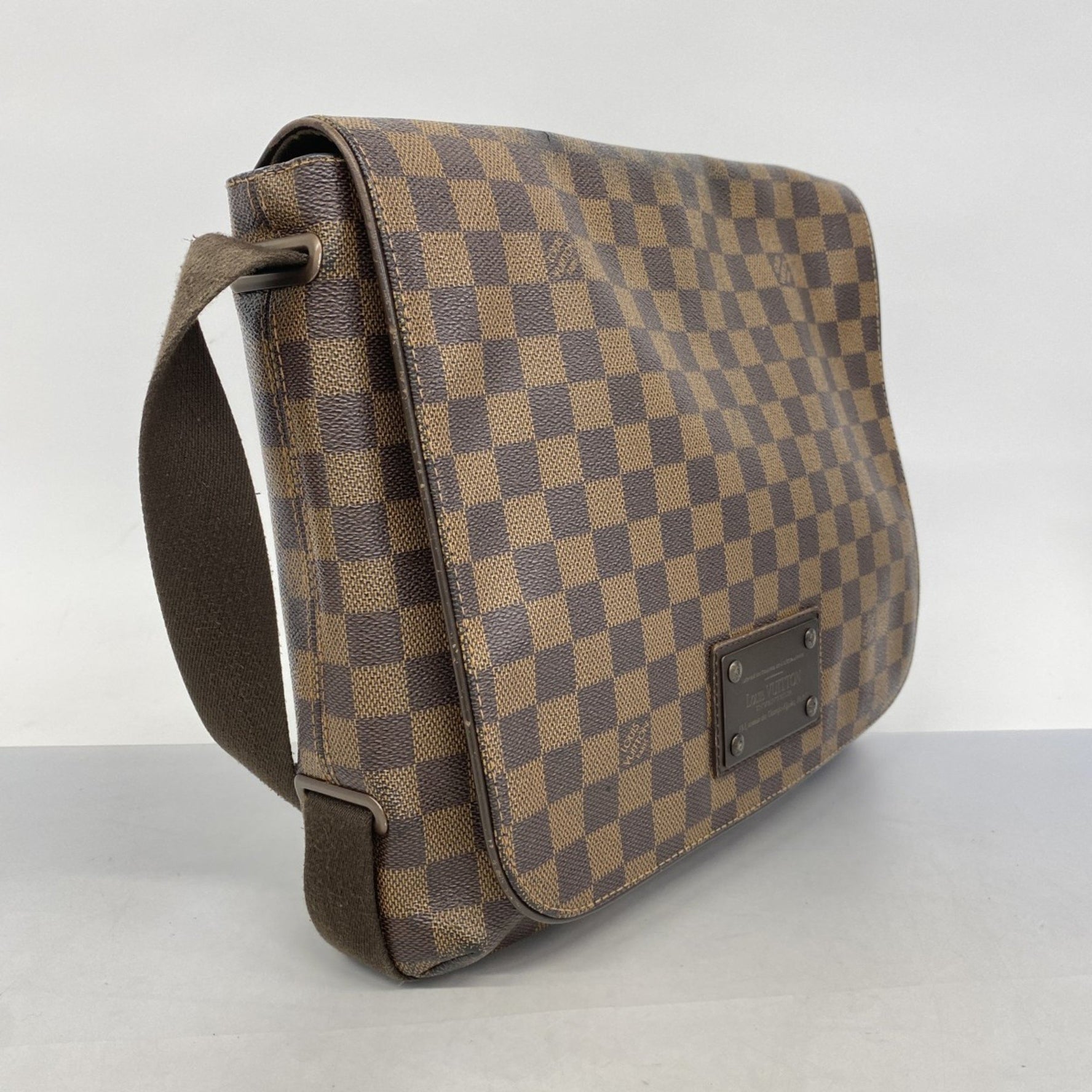 Louis Vuitton Damier Brooklyn MM Shoulder Bag N51211 Ebene Men's
