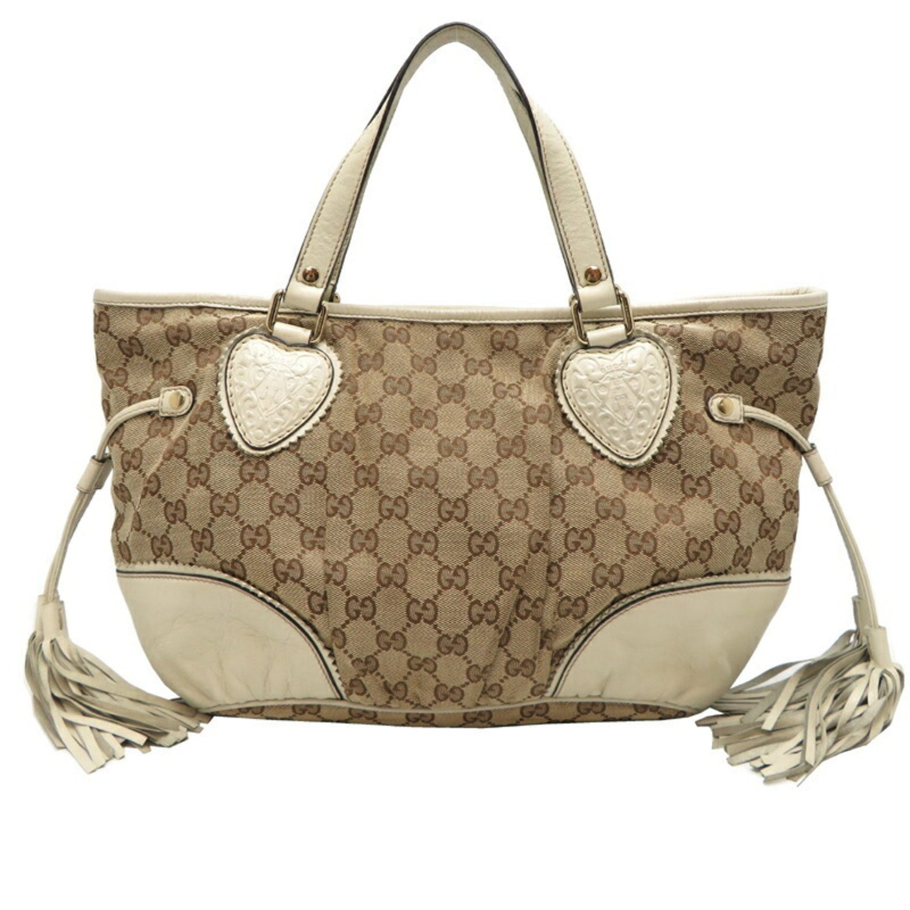 Gucci Women's Tote Bag GG Canvas Beige