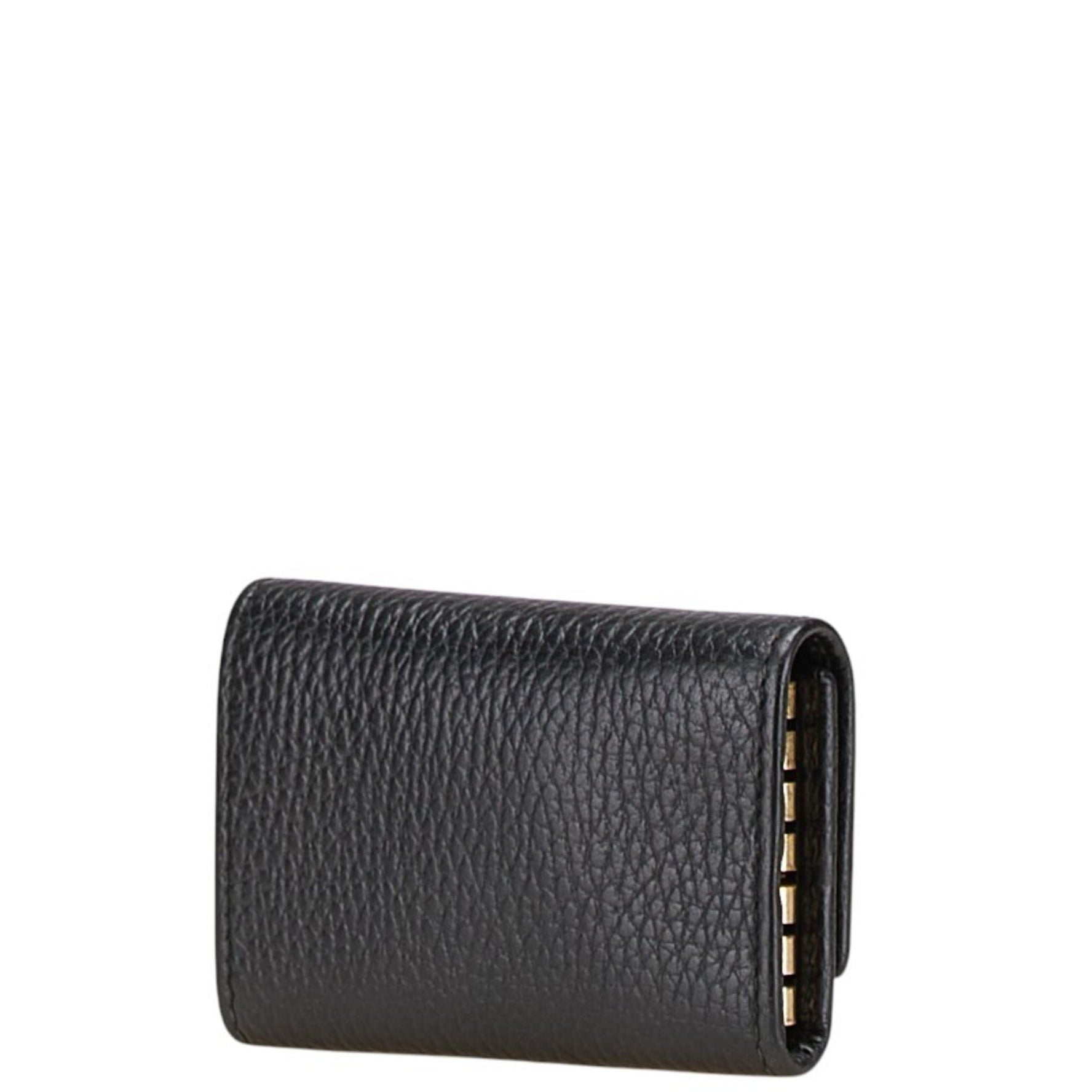 Gucci Petit Marmont Double G Key Case Leather