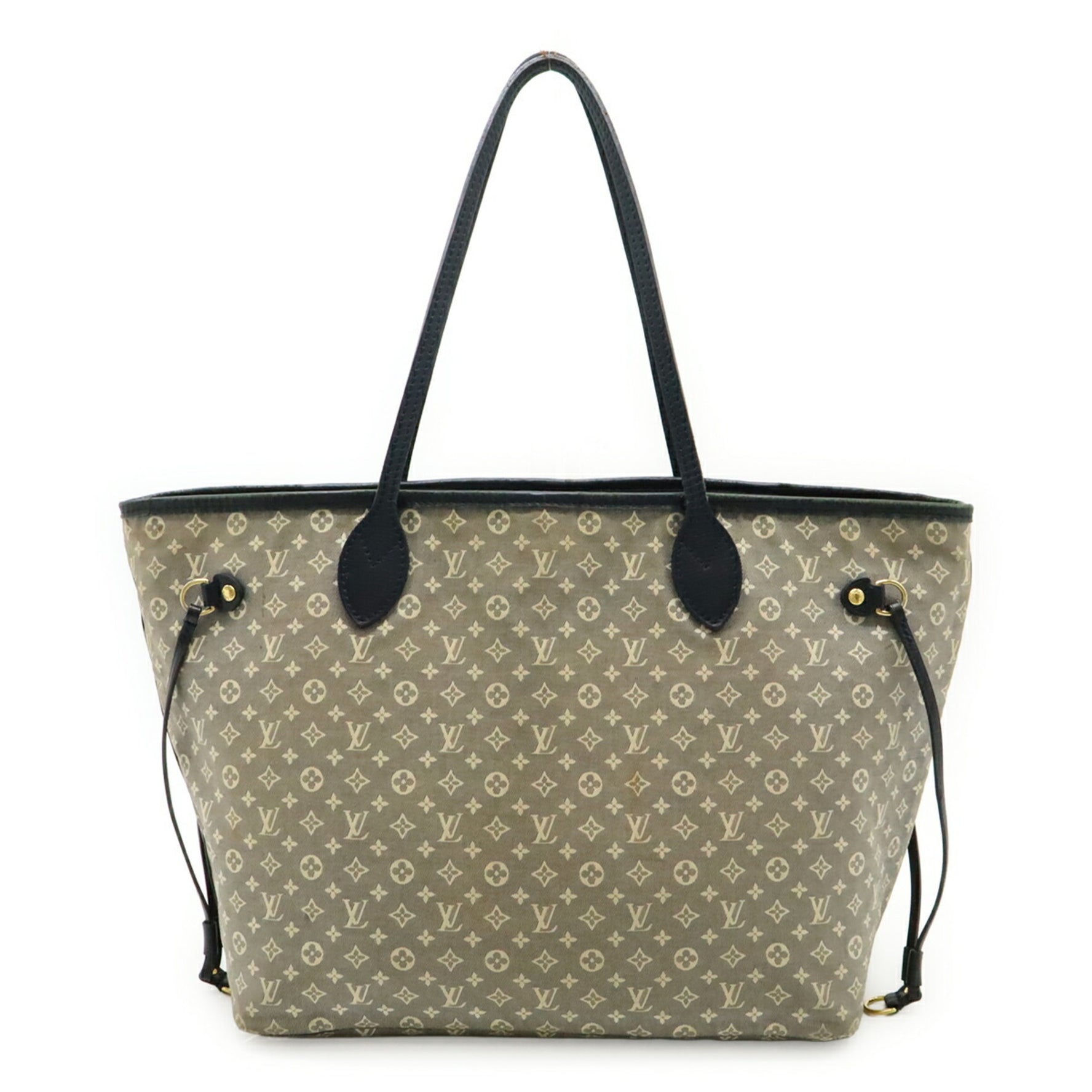 LOUIS VUITTON Monogram Idylle Neverfull MM Tote Bag/Shoulder Bag, Canvas Ankle, Navy