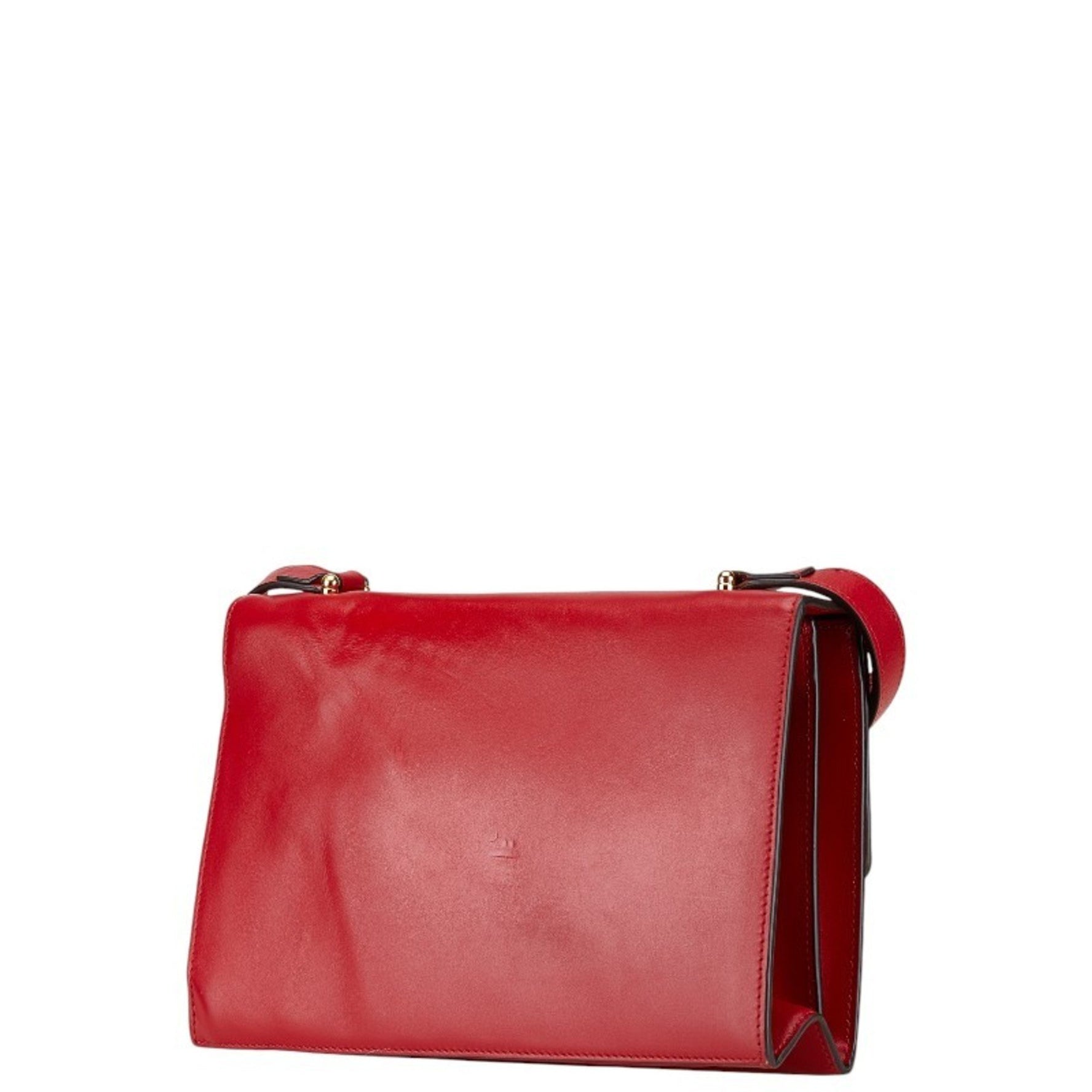 Gucci Zumi Shoulder Bag Red Leather