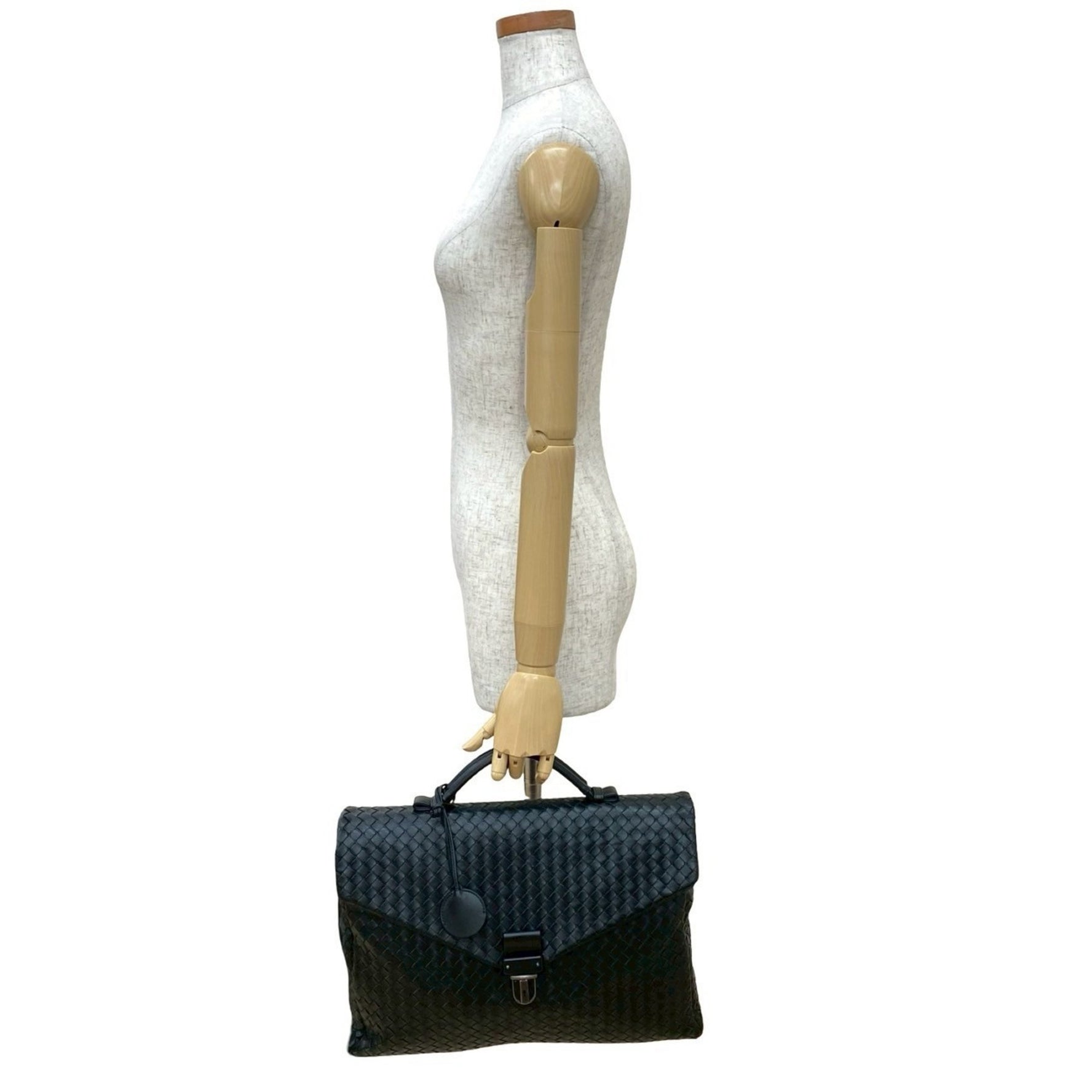 BOTTEGA VENETA Intrecciato Leather Business Bag/Briefcase/Handbag