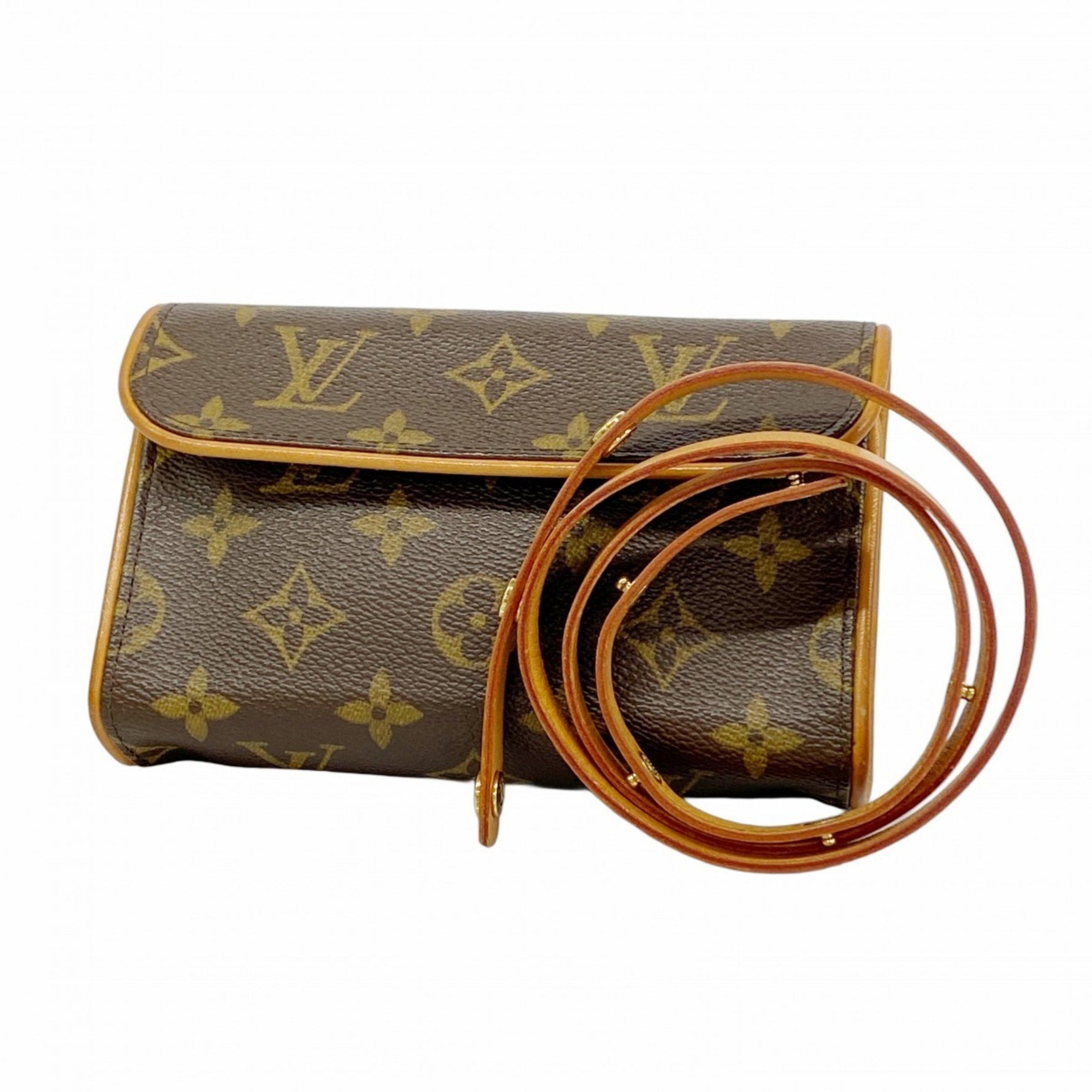 Louis Vuitton Monogram Pochette Florentine Waist Bag M51855 Brown Women's