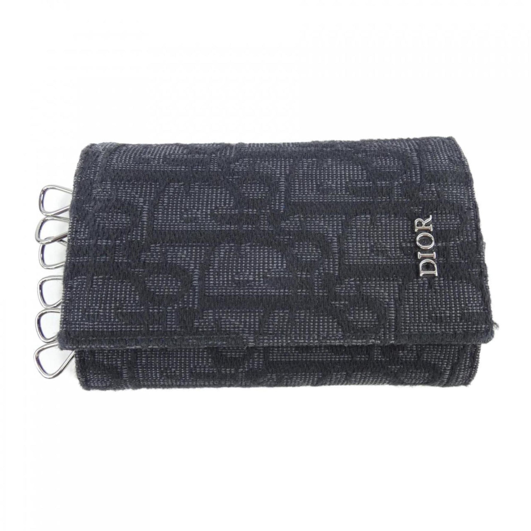 Christian Dior Dior Oblique Jacquard Key Case