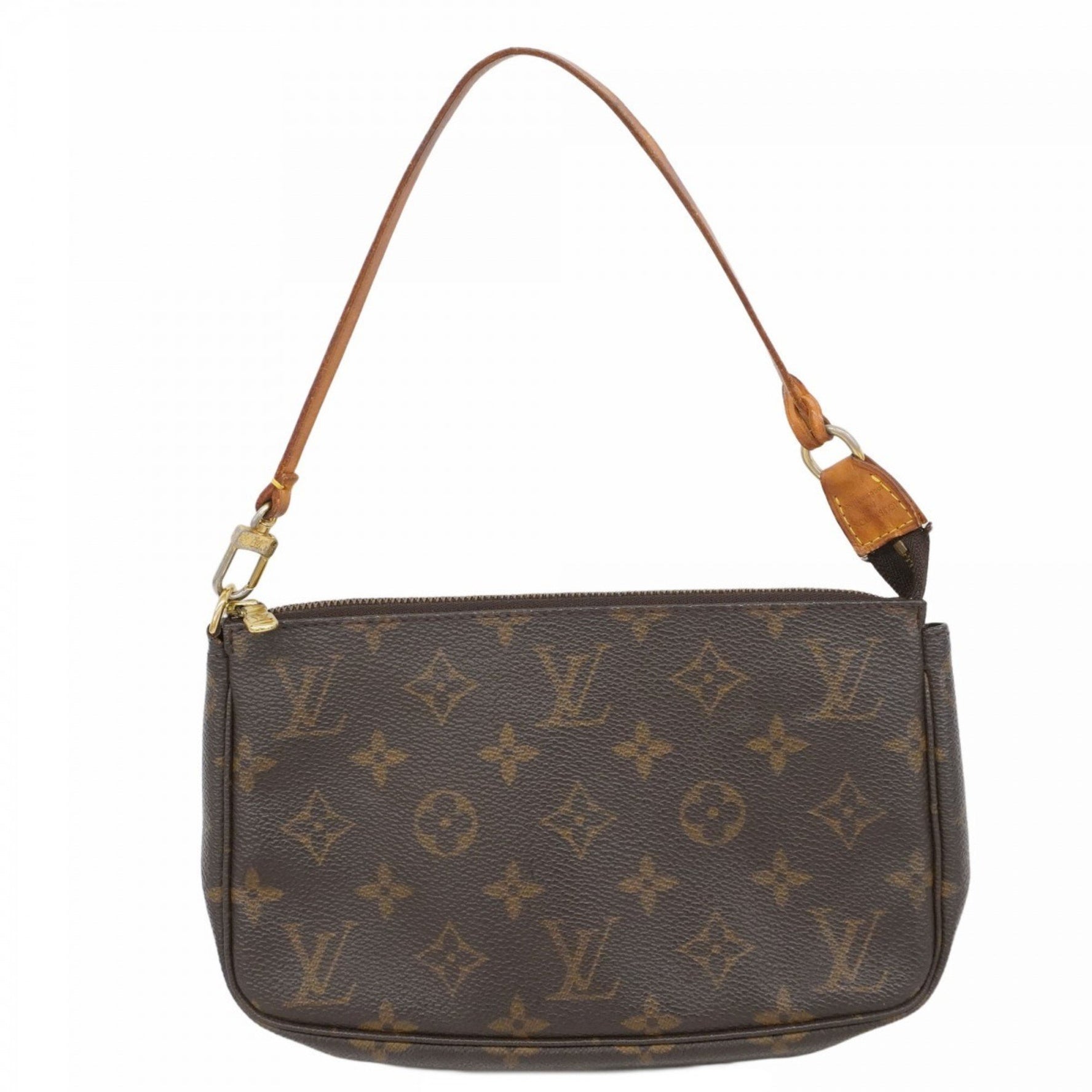 Louis Vuitton Monogram Pochette Accessoires M51980 Brown Women's Pouch
