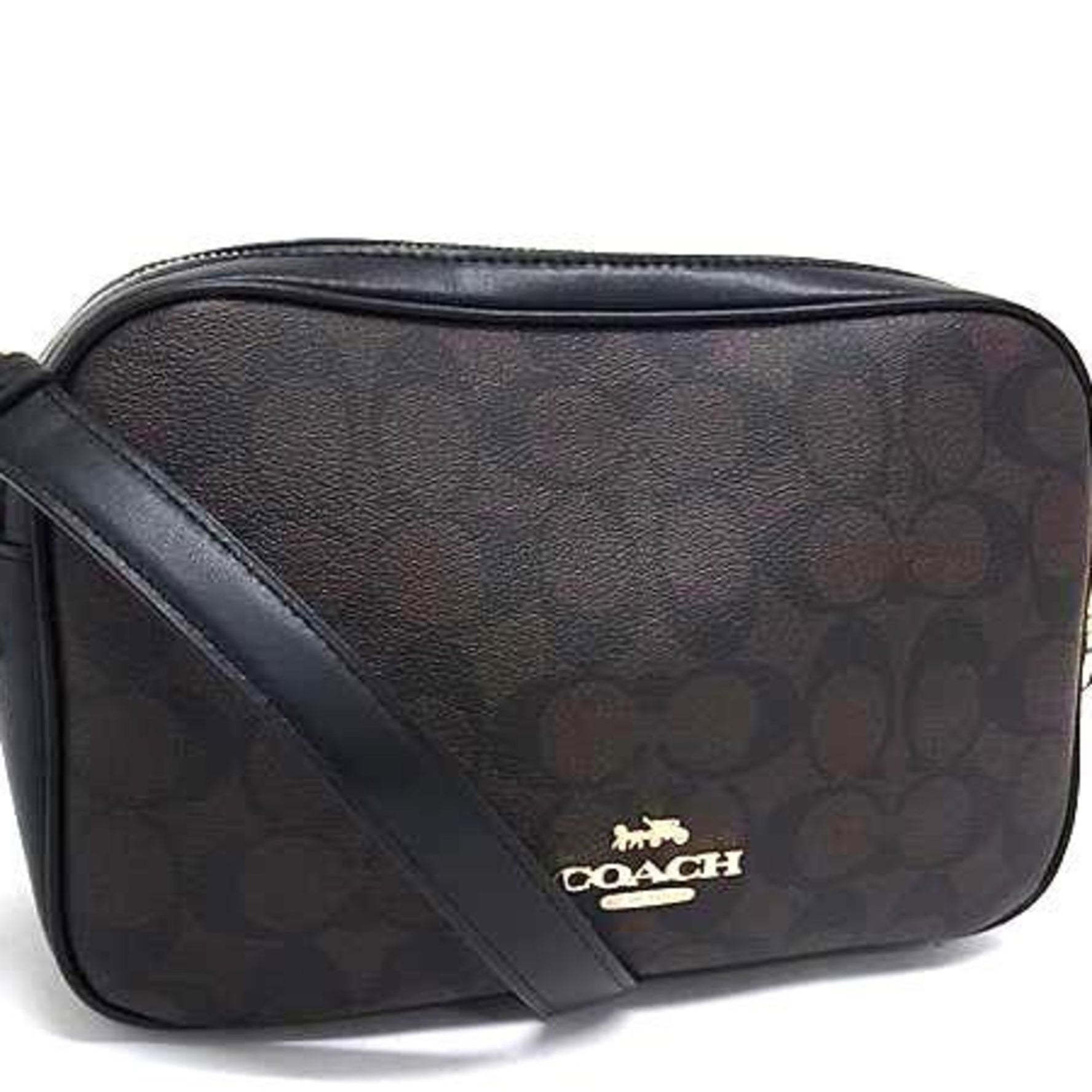 COACH Jess Crossbody Shoulder Bag F68168 in Brown and Black Leather for Women