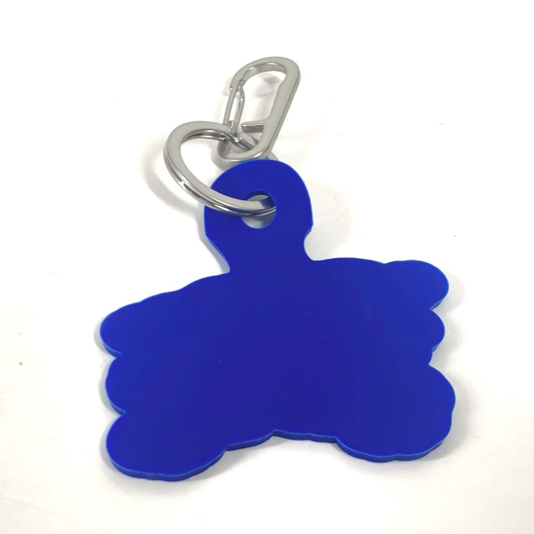 Burberry Logo Bag Charm with Carabiner Accessory Keychain Rubber Men's Women's Blue