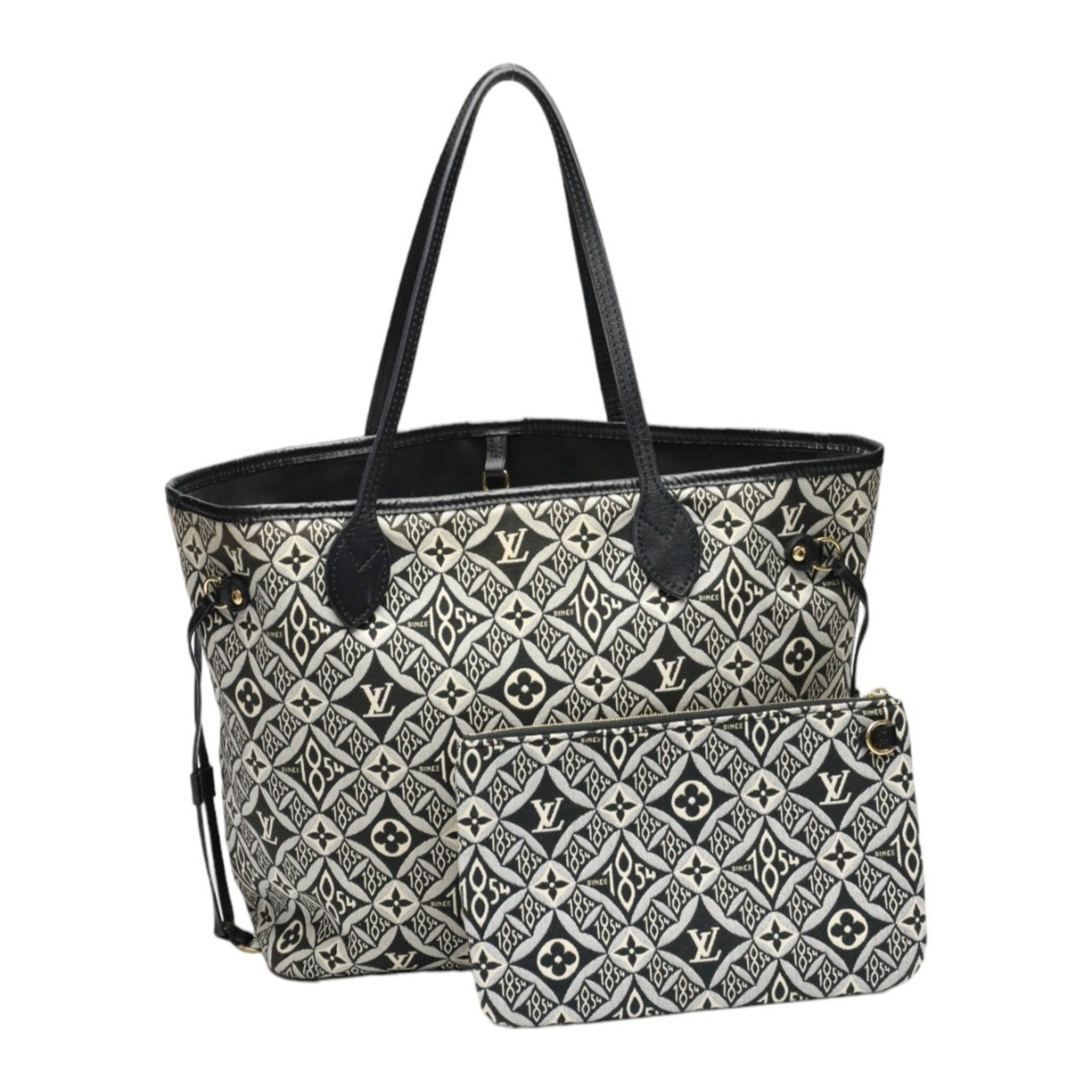 Louis Vuitton Bag Monogram Neverfull MM Grey LV