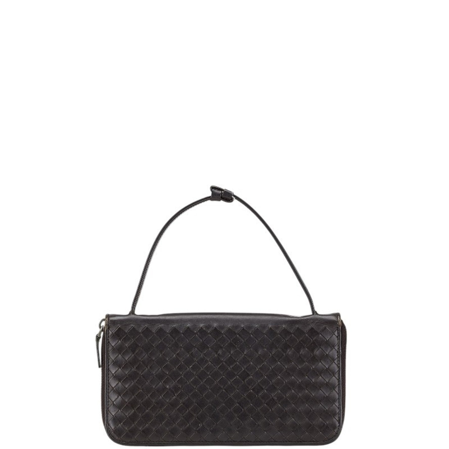 Bottega Veneta Intrecciato Round Long Wallet Travel Leather BOTTEGAVENETA
