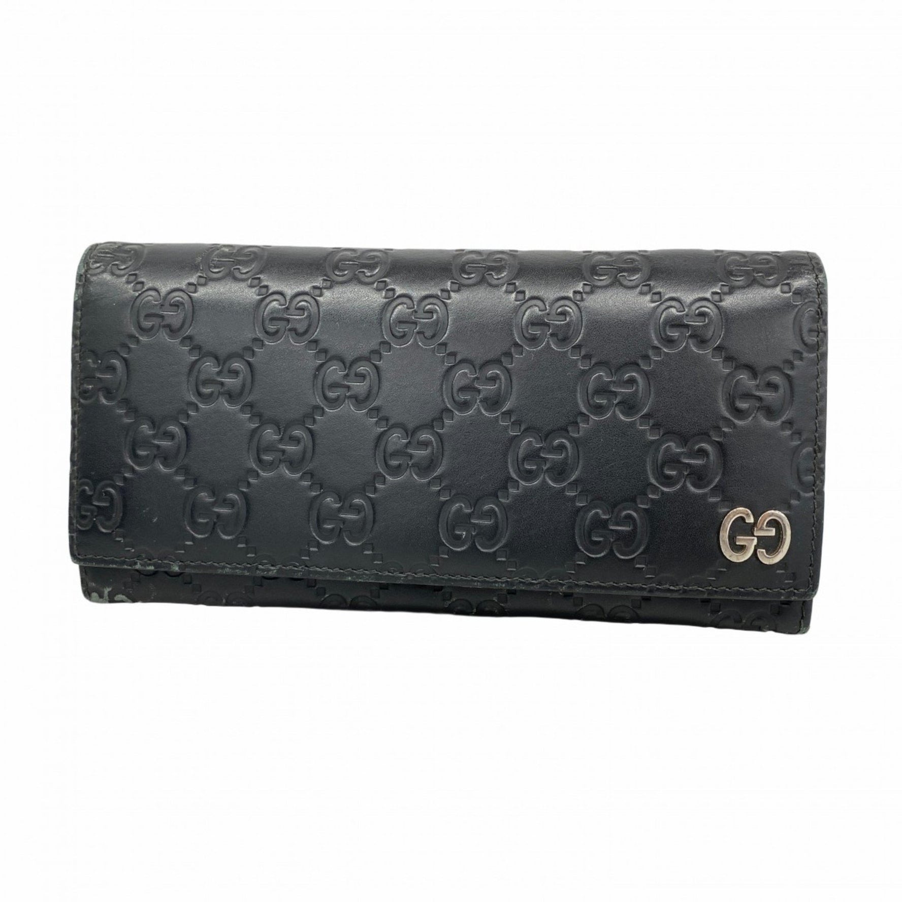 Gucci long wallet Guccissima leather men's