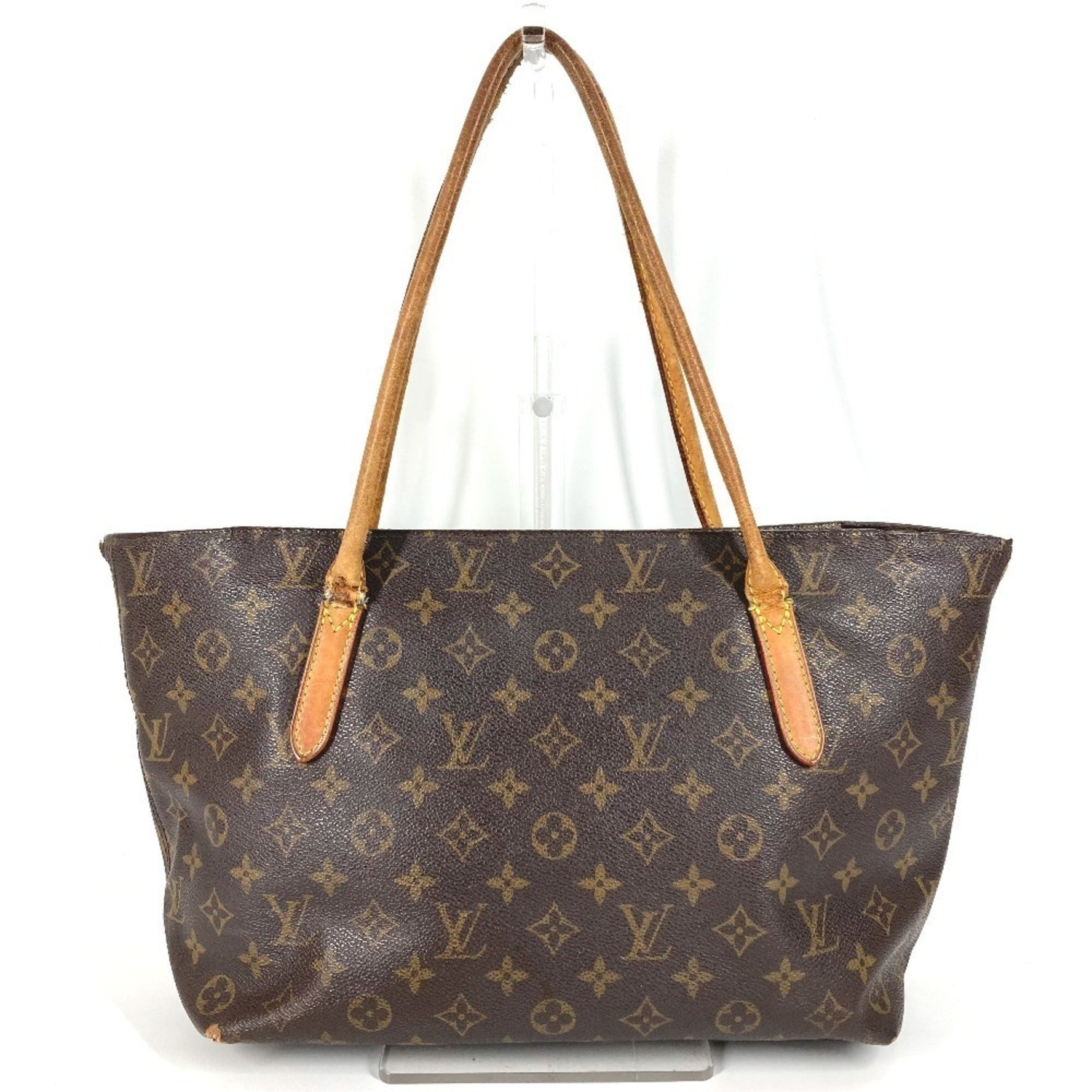 LOUIS VUITTON Monogram Raspail PM Tote Bag, Shoulder Canvas, Brown, Men's and
