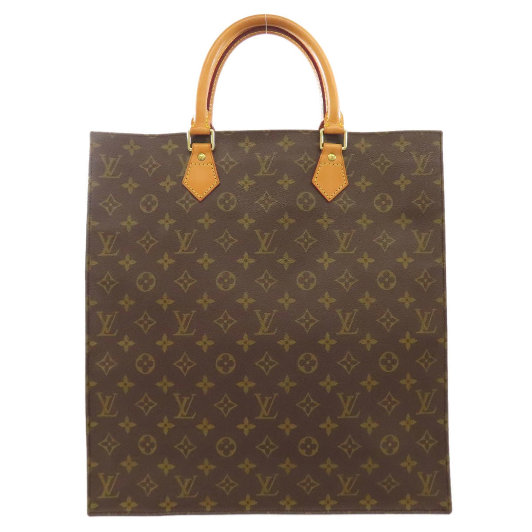 Louis Vuitton Sac Plat Handbag Canvas LOUIS VUITTON