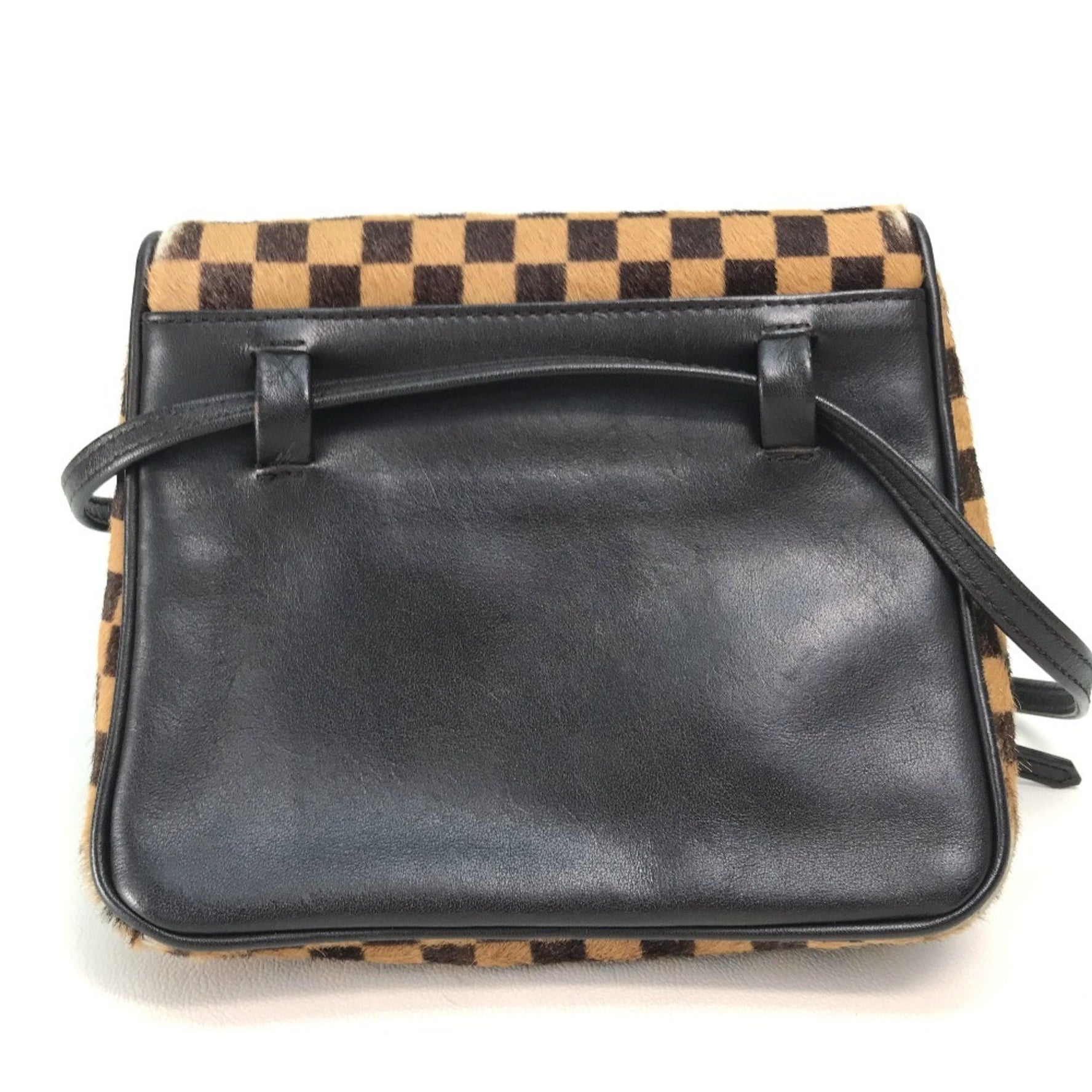 Louis Vuitton Damier Sauvage Gazelle Pochette Shoulder Bag in Harako Leather
