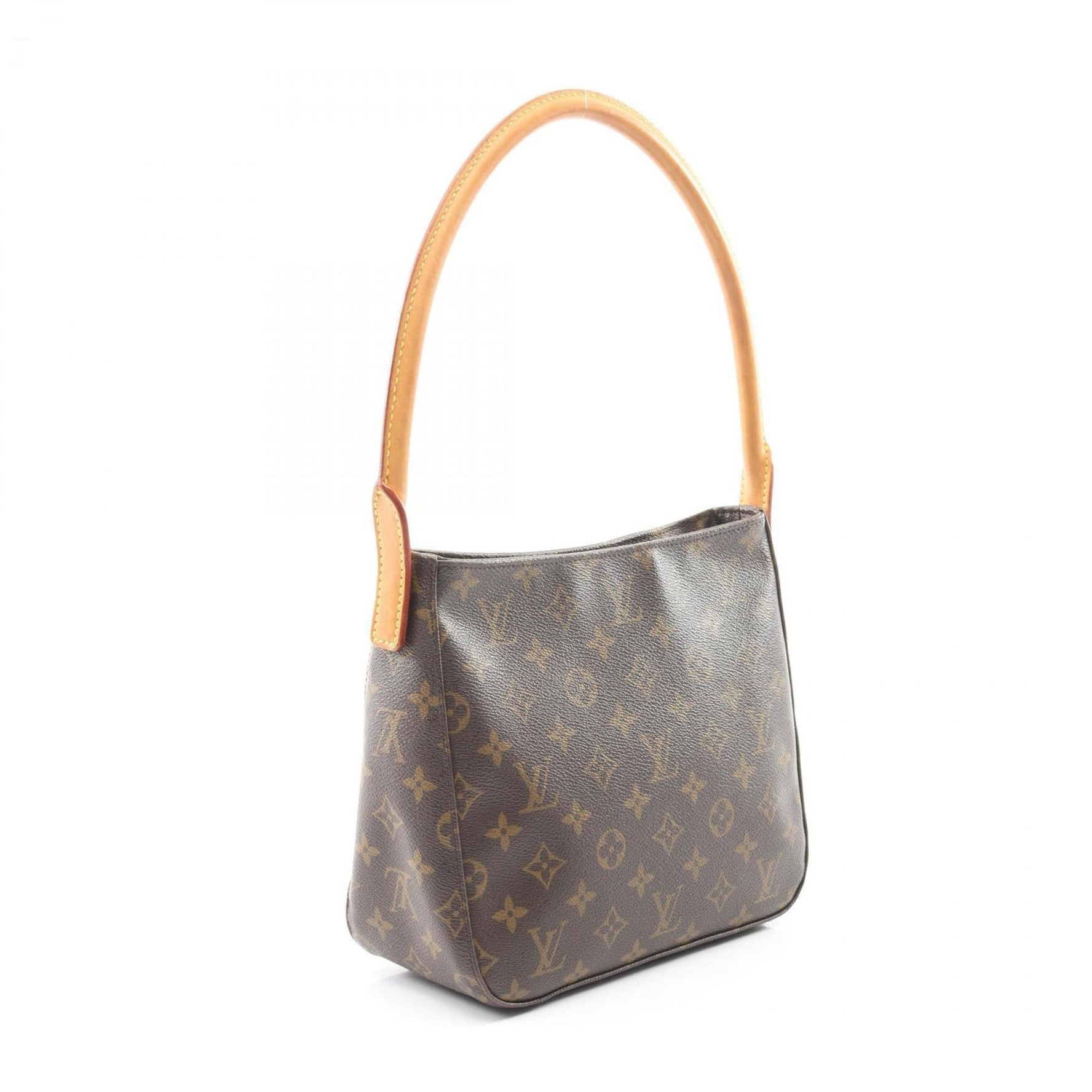 Louis Vuitton Looping MM Monogram Shoulder Bag, Coated Canvas and Leather
