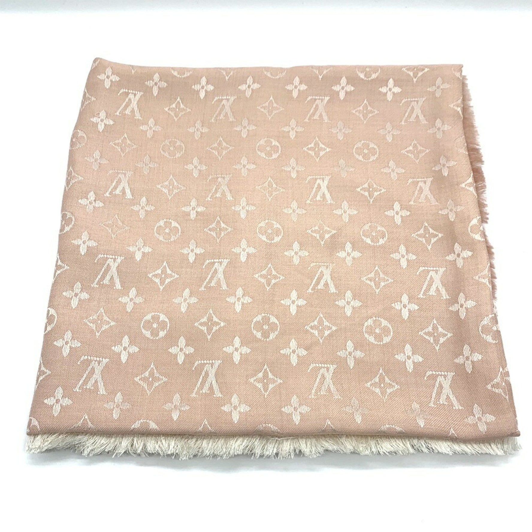 Louis Vuitton Large Stole/Scarf, Monogram, 60% Silk, 40% Wool