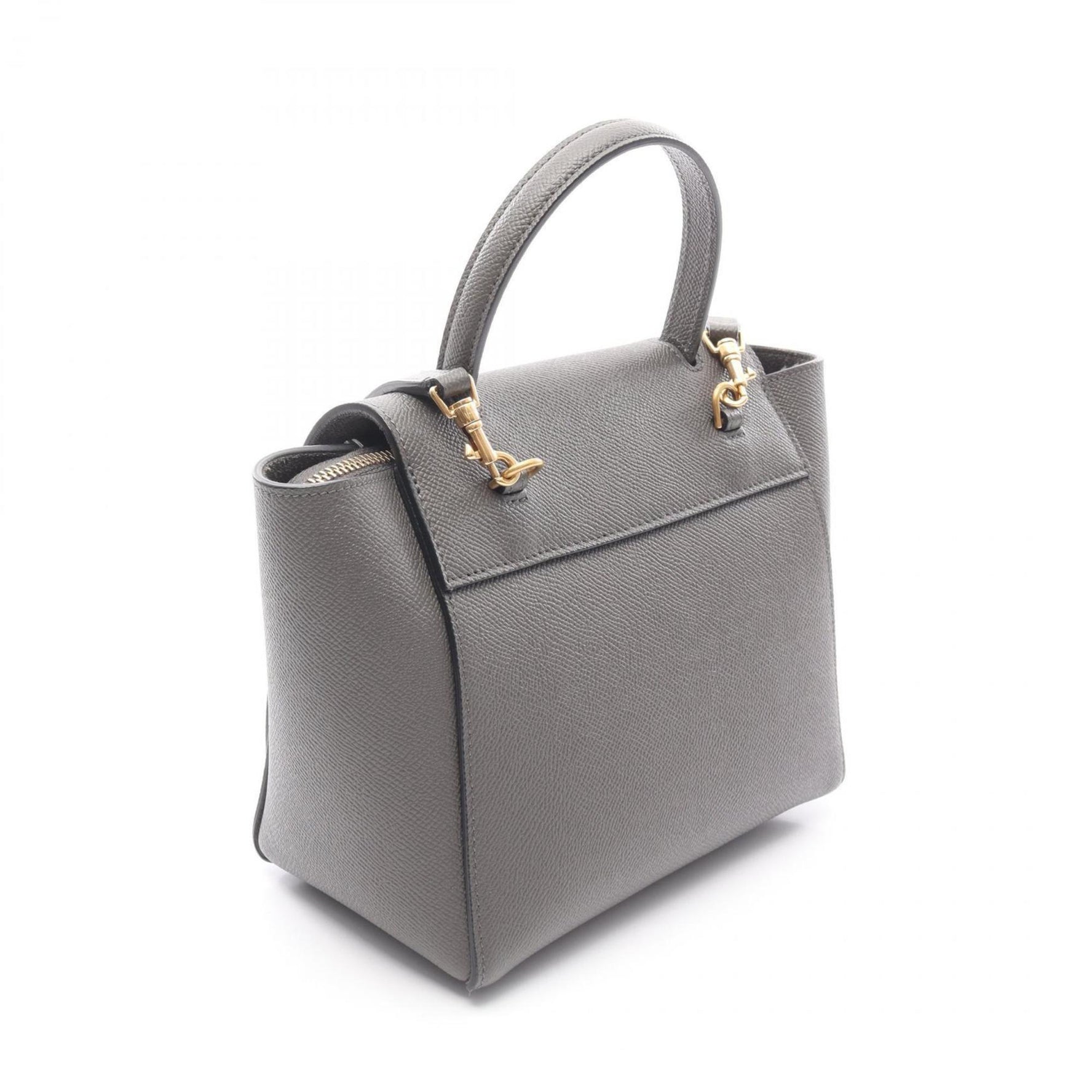 Celine BELT BAG NANO handbag in leather, gray.