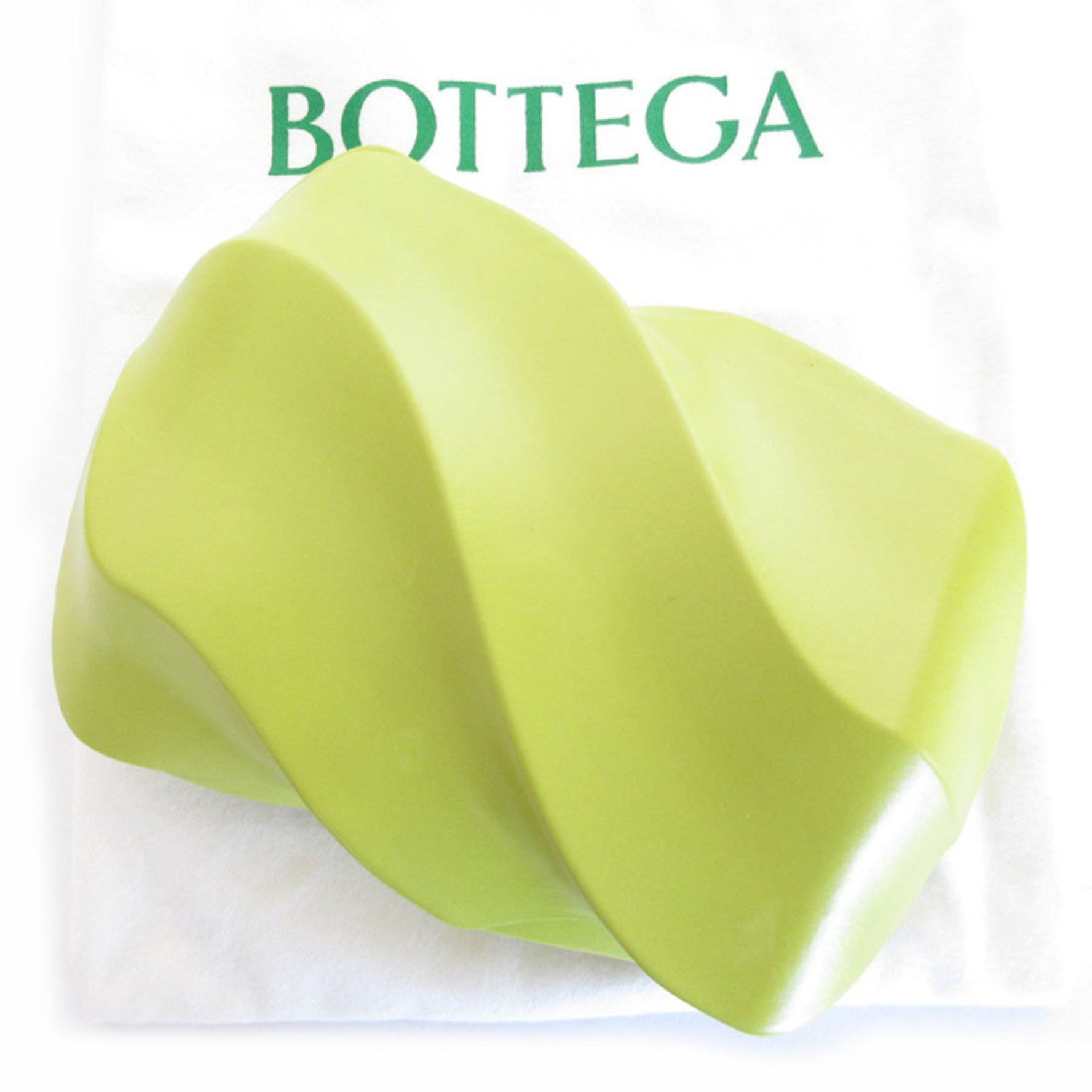 BOTTEGA VENETA Clutch bag Leather Kiwi Gold