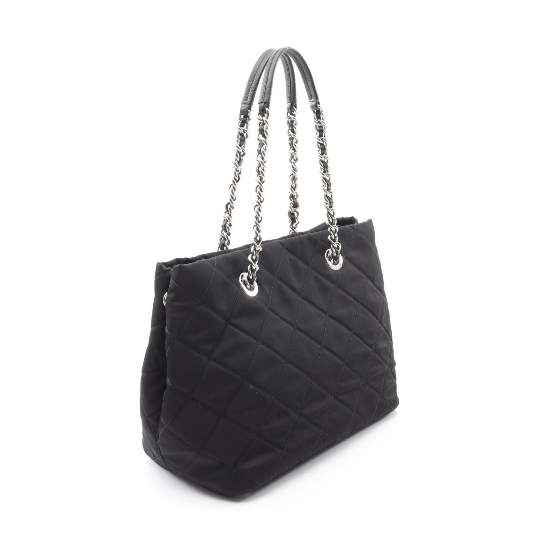 Prada TESSUTO IMPUNTU Tote Bag in Nylon and Saffiano Leather