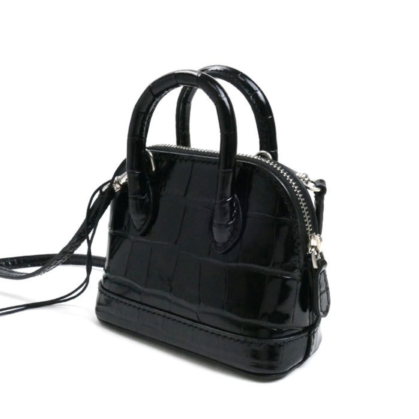 BALENCIAGA Ville Top Hand Mini Shoulder 2Way Bag Black Women's