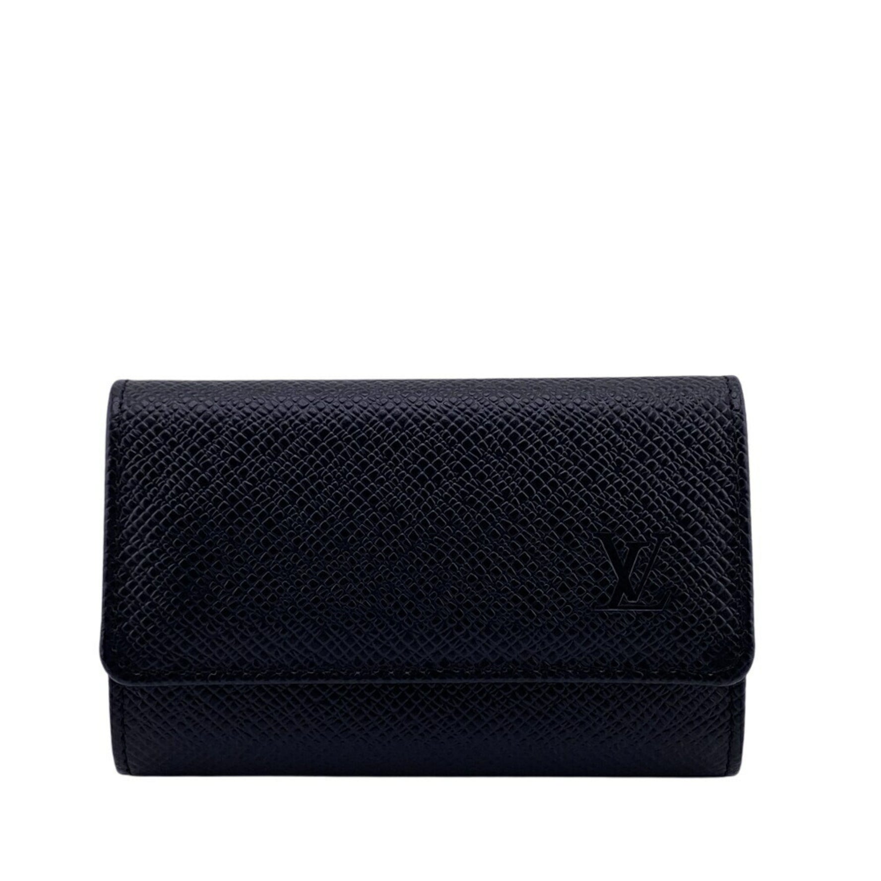 LOUIS VUITTON M30500 Multicle 6 Wallet, 6-Key Case, Smart Key, Coin, Key Ring, Black, Men's