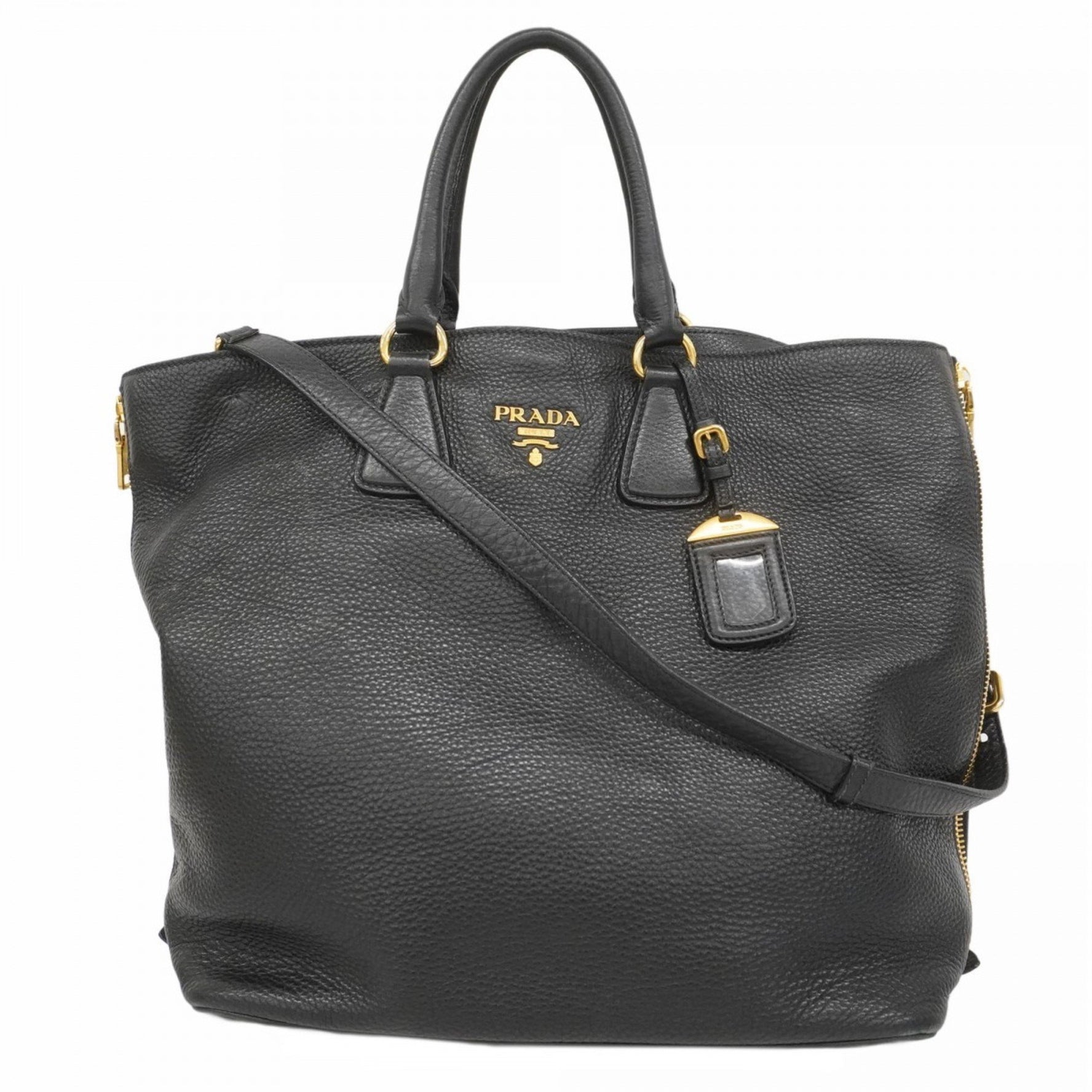 Prada handbag, leather, bag