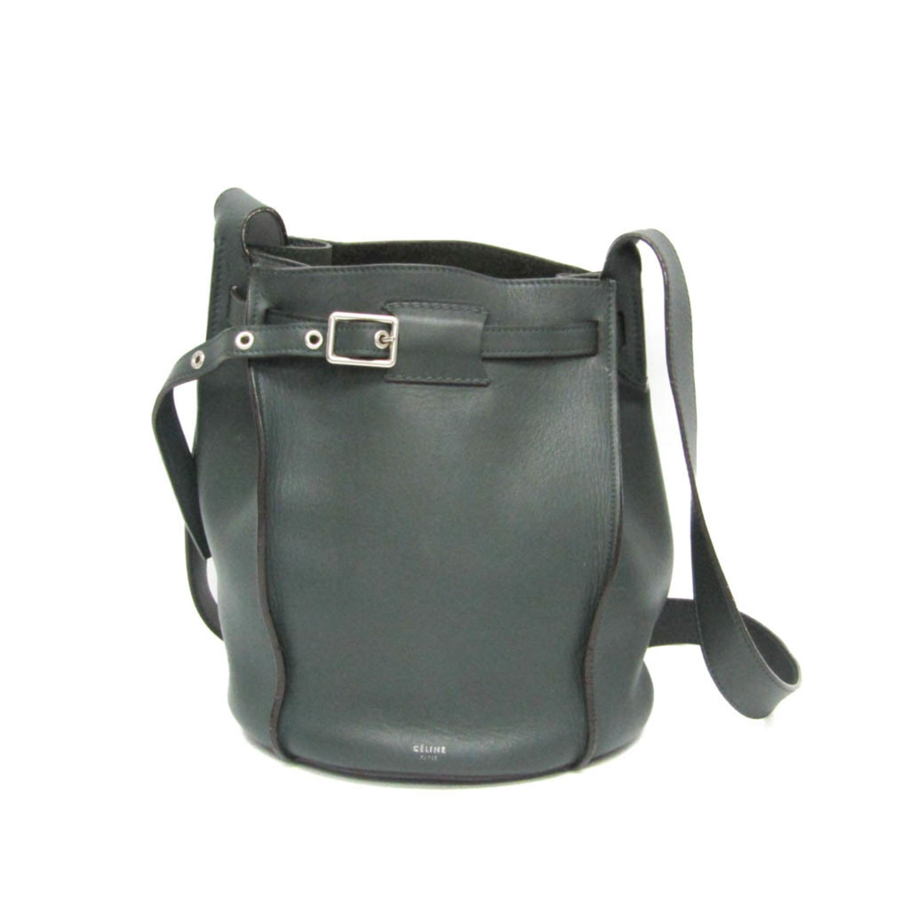 Celine Big Bag Women's Leather Shoulder Bag Khaki