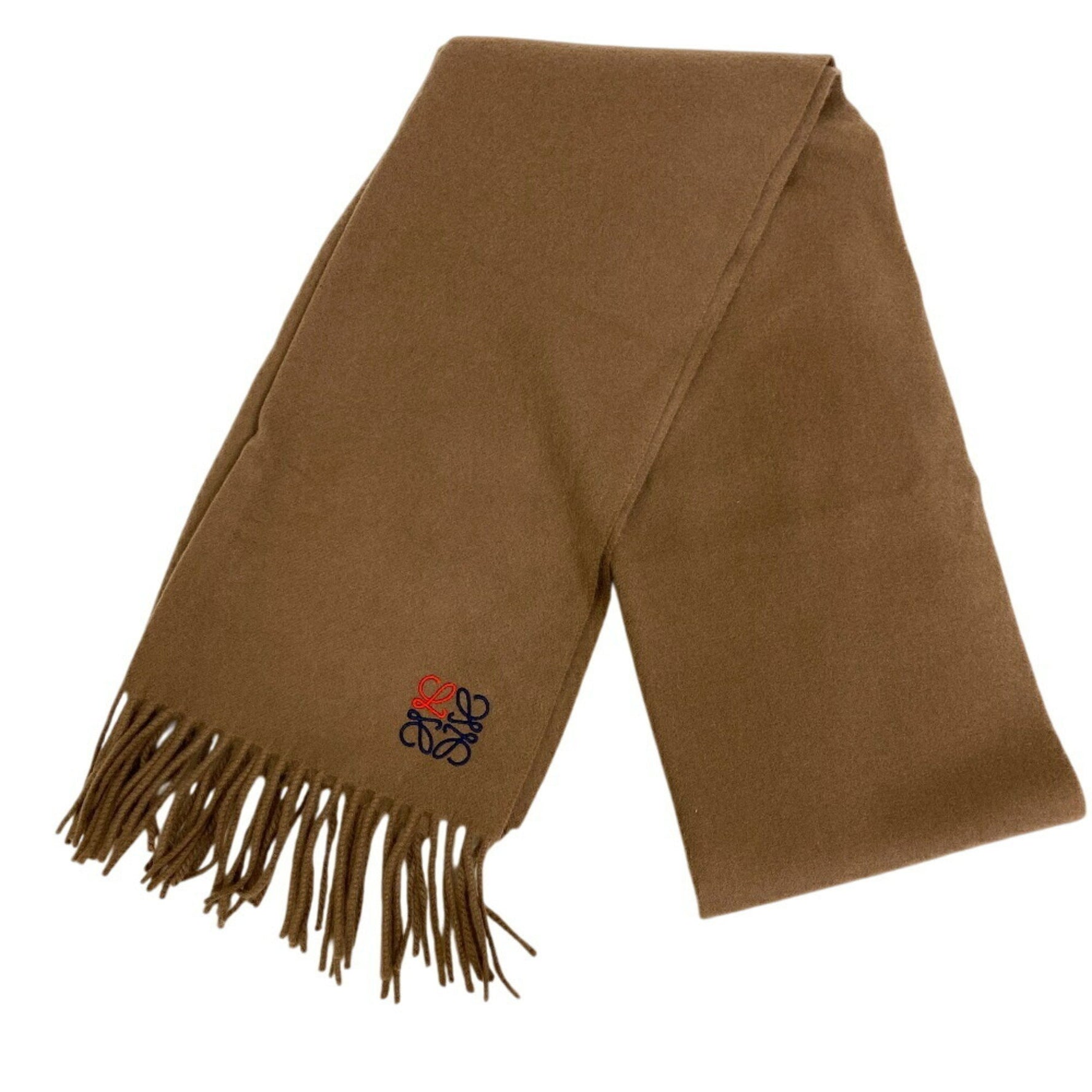 LOEWE Anagram Scarf, fluffy, thick