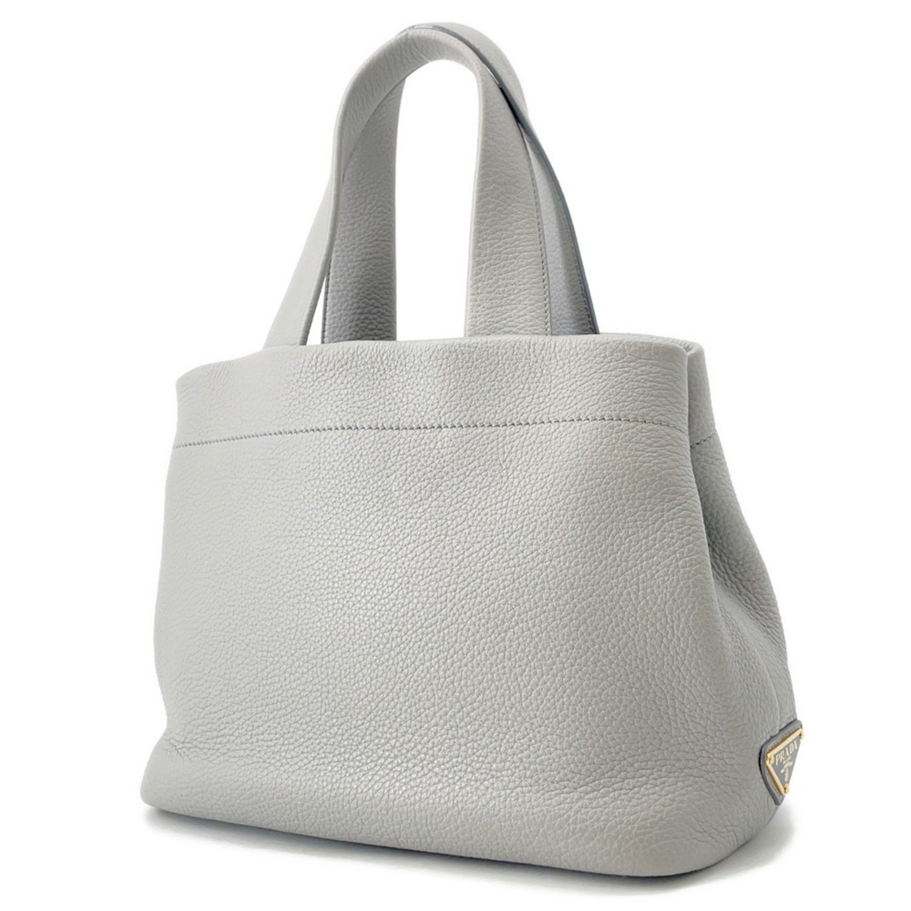 Prada Small Punching Tote Handbag