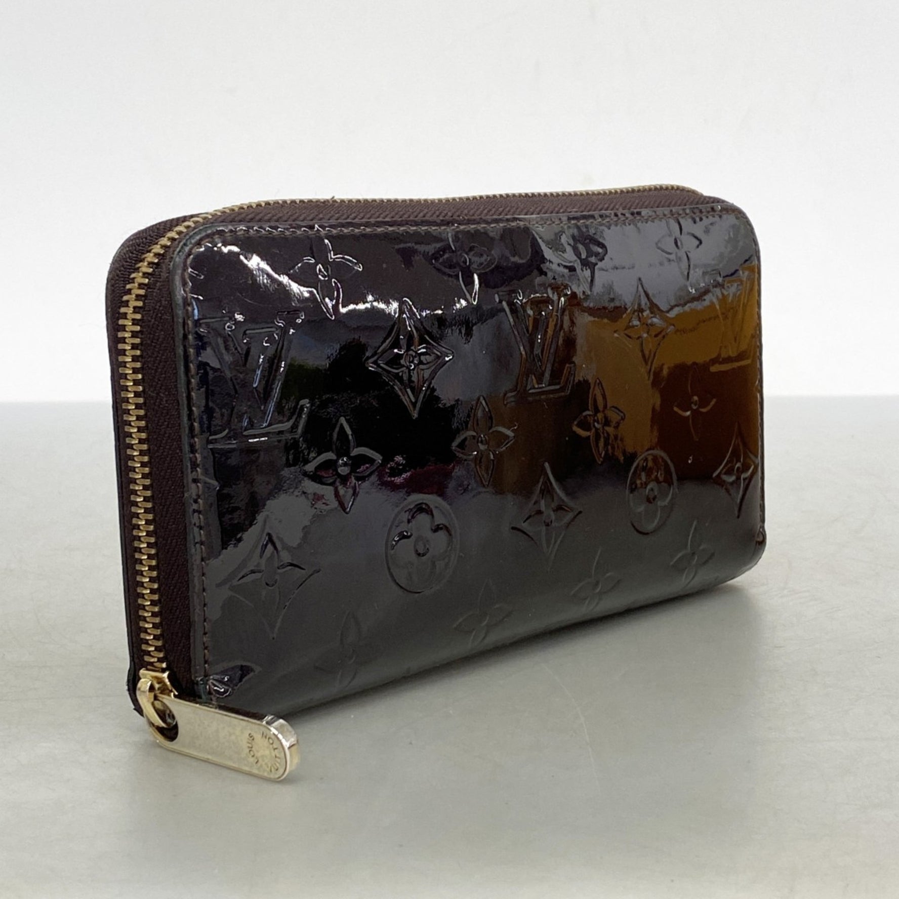 Louis Vuitton Vernis Zippy Wallet Amaranth Long