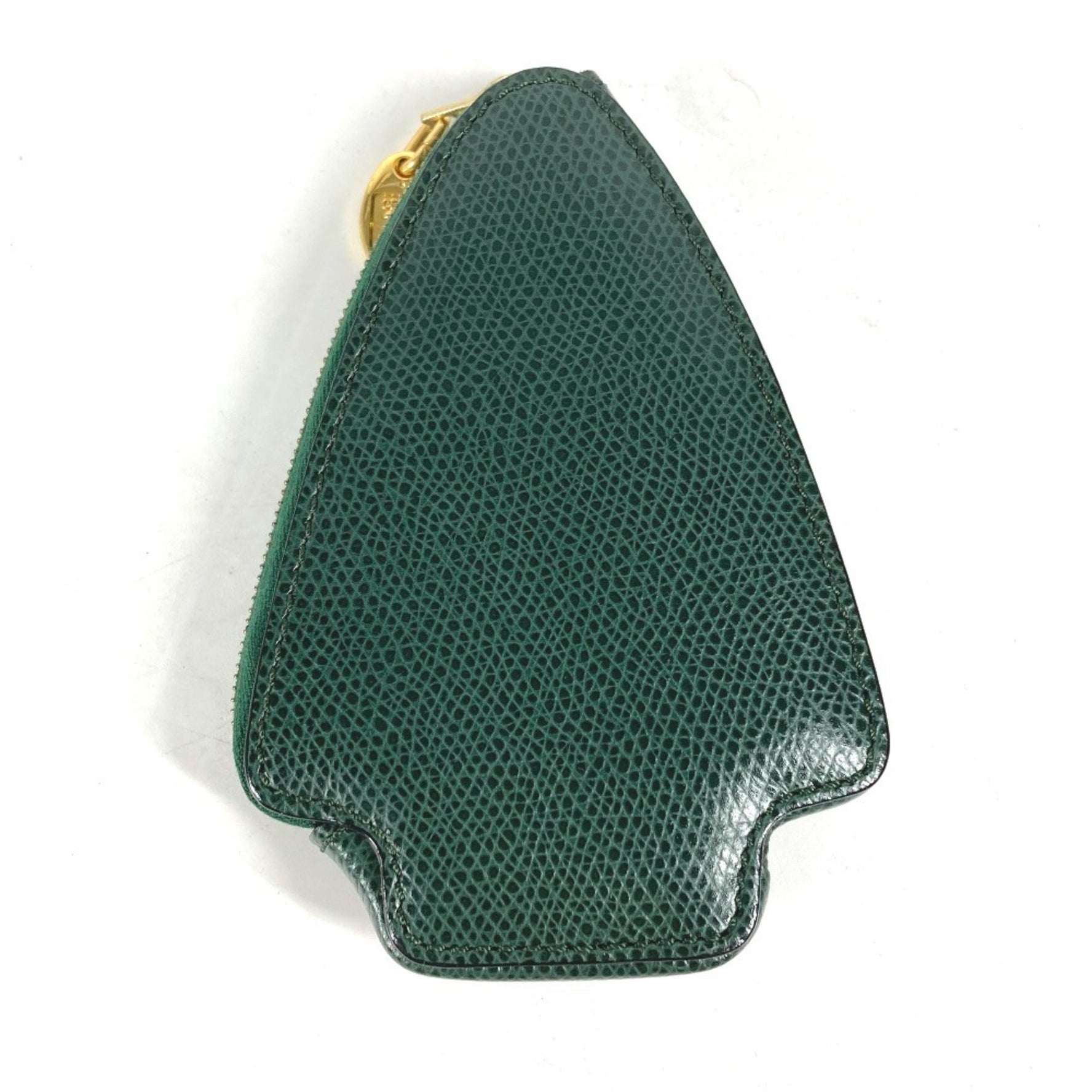 CELINE Rhinestone Tree Coin Purse Wallet Pouch Leather