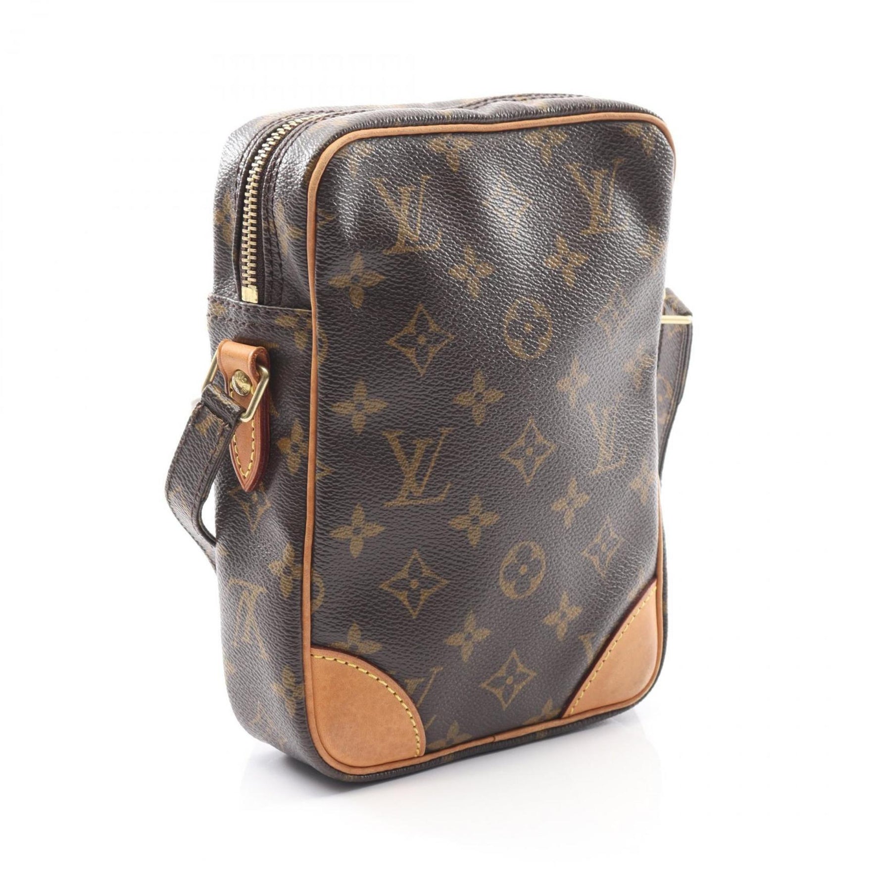Louis Vuitton Danube Monogram Shoulder Bag, Coated Canvas and Leather