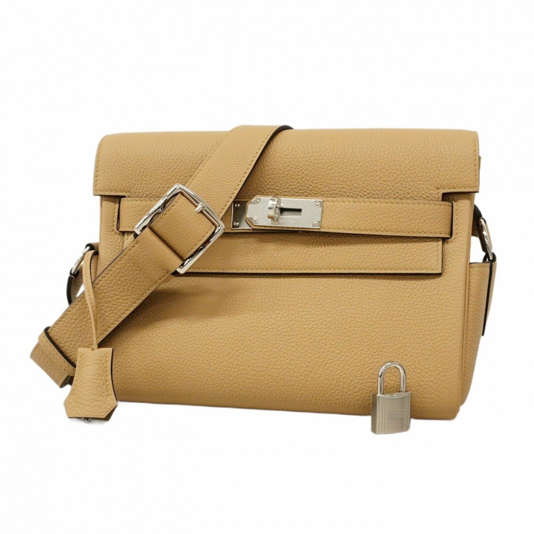 Hermes Hermès Kelly PM Togo Poussier Shoulder Bag, Women's, K Stamp
