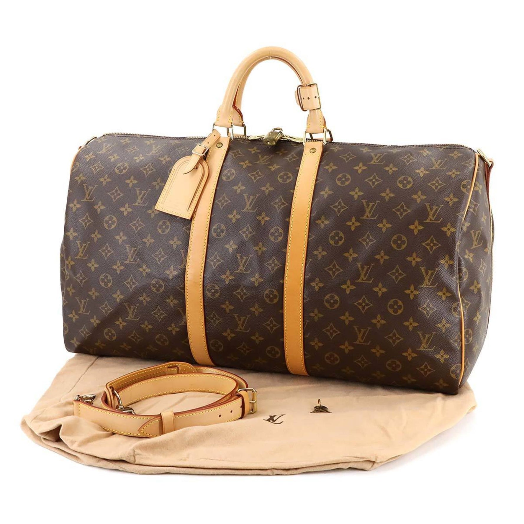 Louis Vuitton Monogram Keepall Bandouliere 55 2-way Boston Shoulder Bag M41414