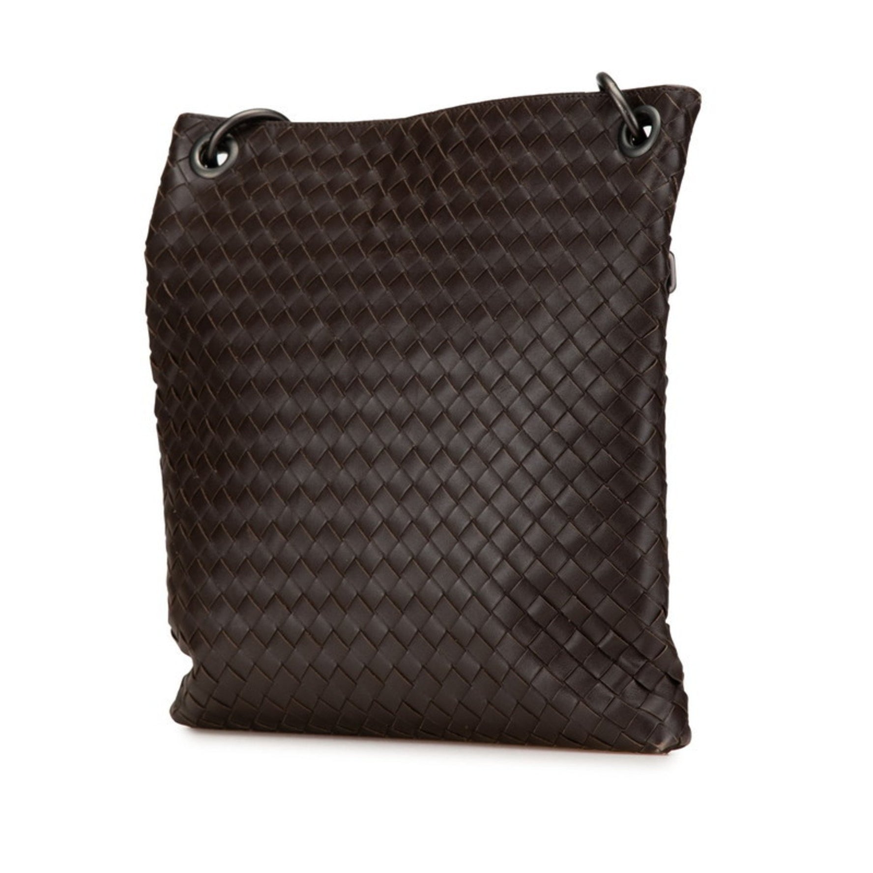 Bottega Veneta Intrecciato Crossbody Shoulder Bag Leather BOTTEGAVENETA