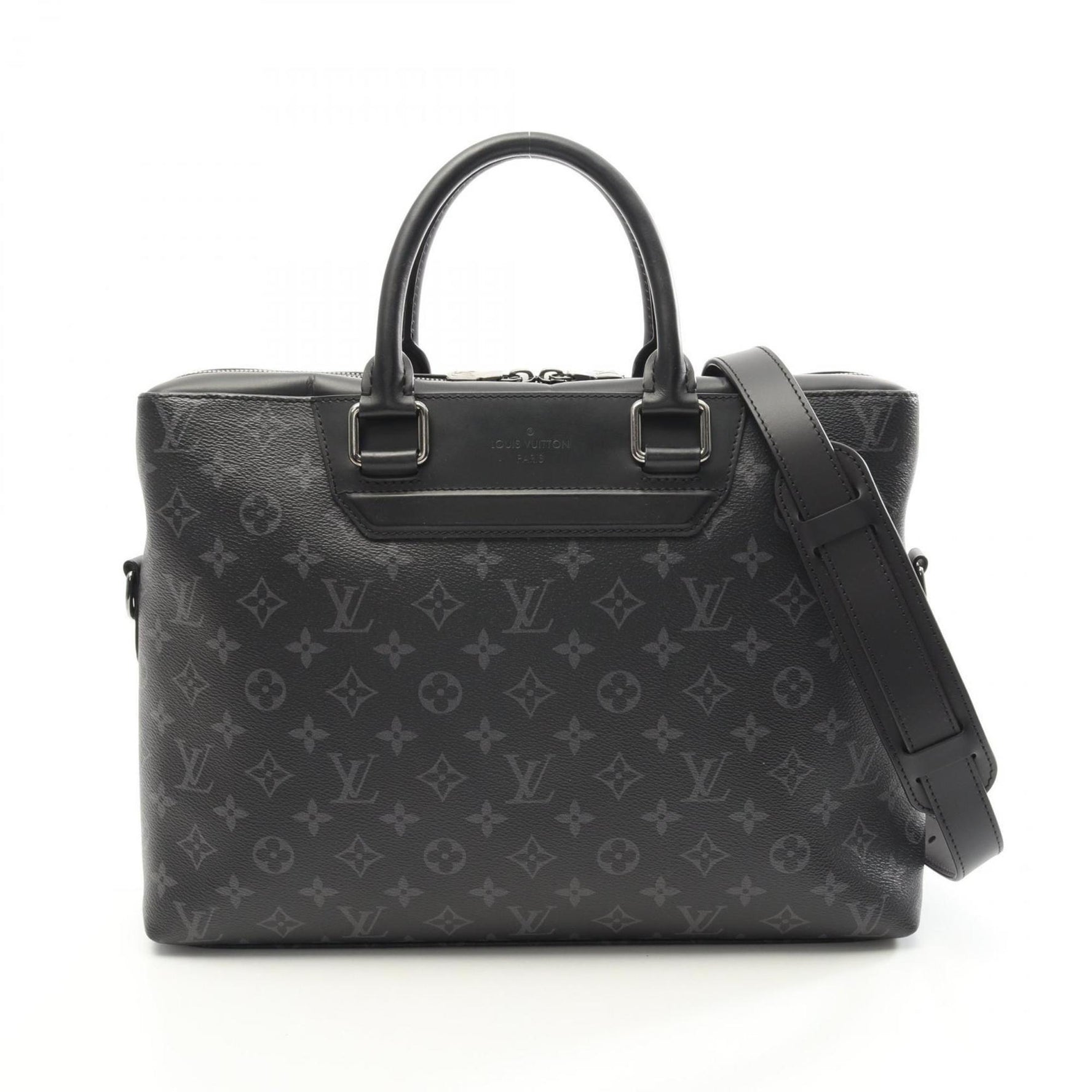 Louis Vuitton Odyssé Briefcase in Coated Canvas and Leather, Monogram Eclipse