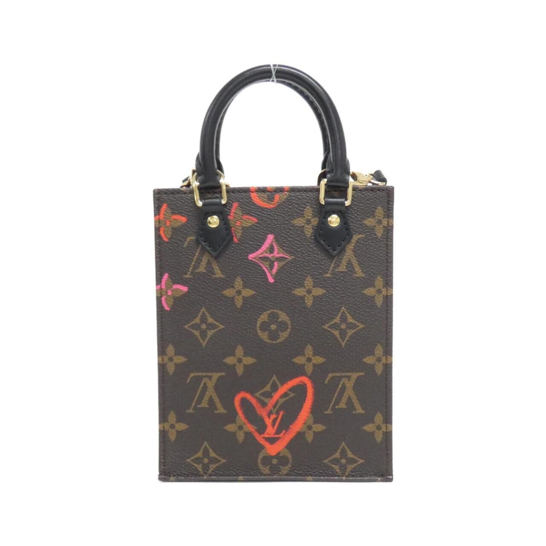 Louis Vuitton Monogram (Fall in Love) Petite Sac Plat M80839 Handbag