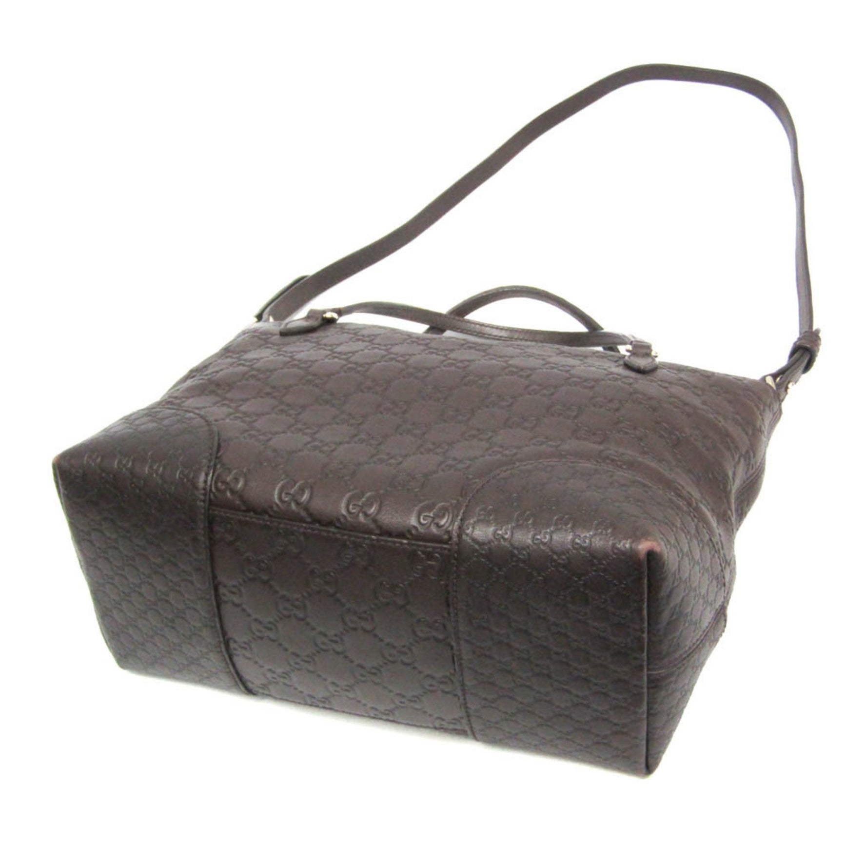 Gucci Guccissima Bree Leather Handbag,Shoulder Bag