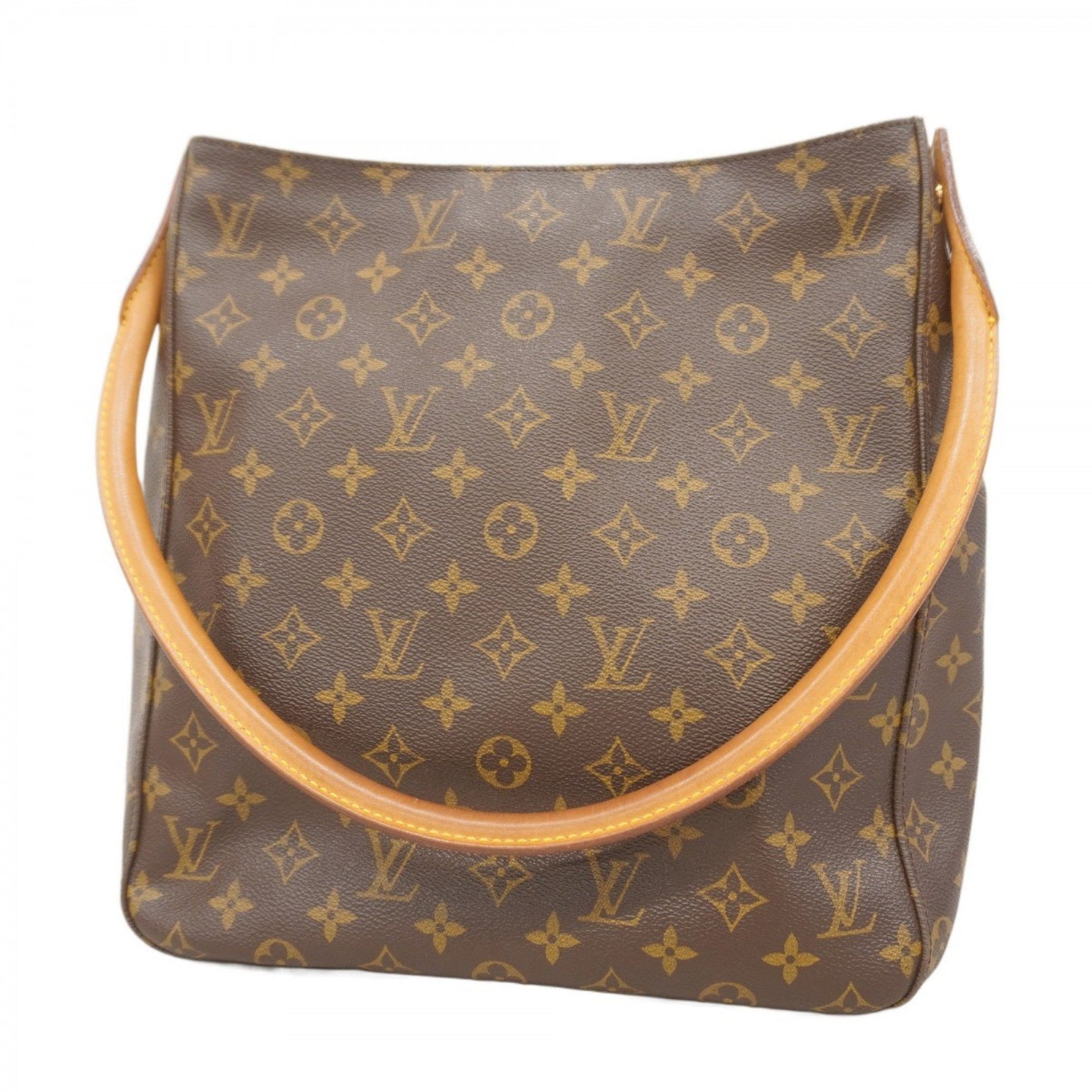 Louis Vuitton Monogram Looping GM Shoulder Bag M51145 Brown Women's