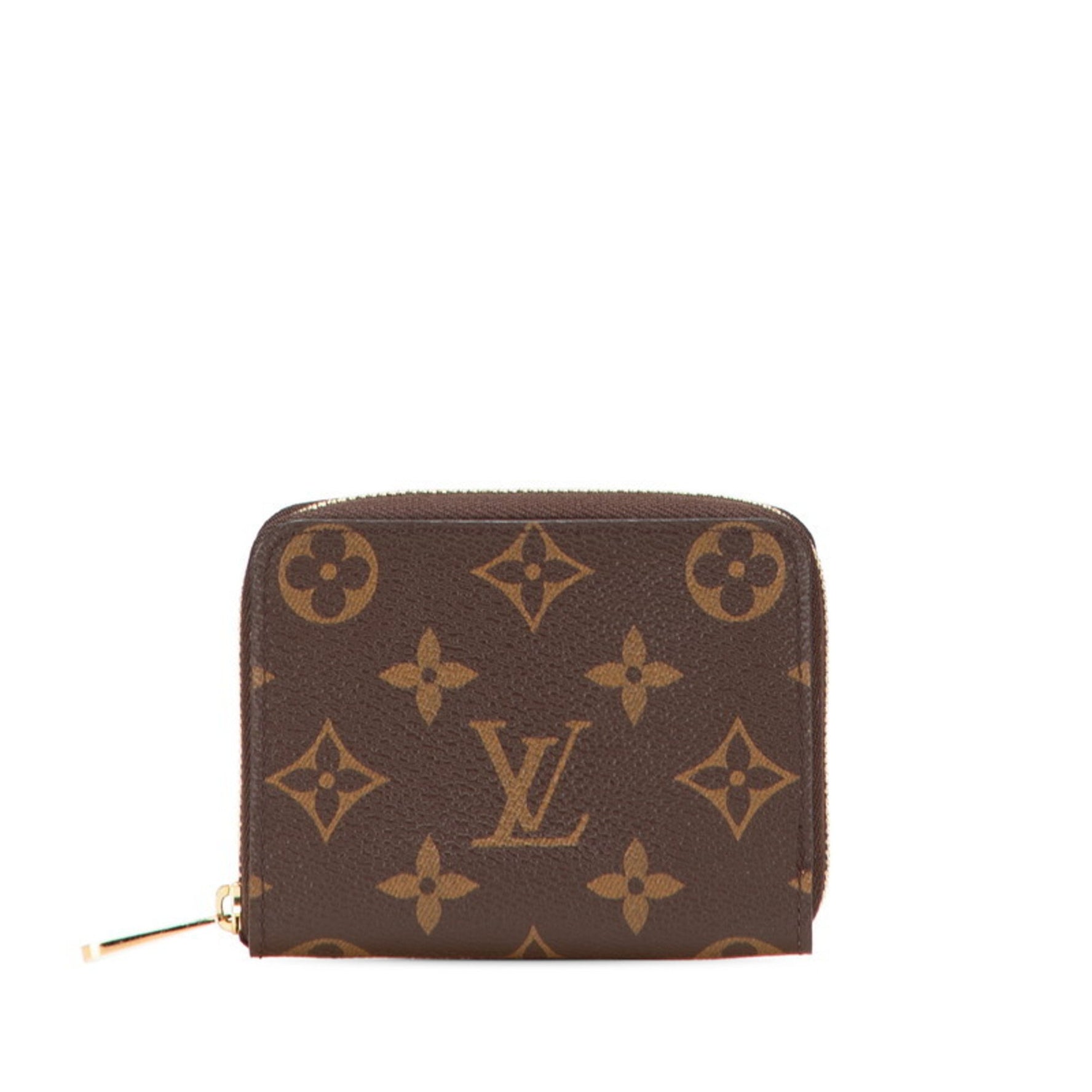 Louis Vuitton Monogram Zippy Coin Purse Leather LOUIS VUITTON