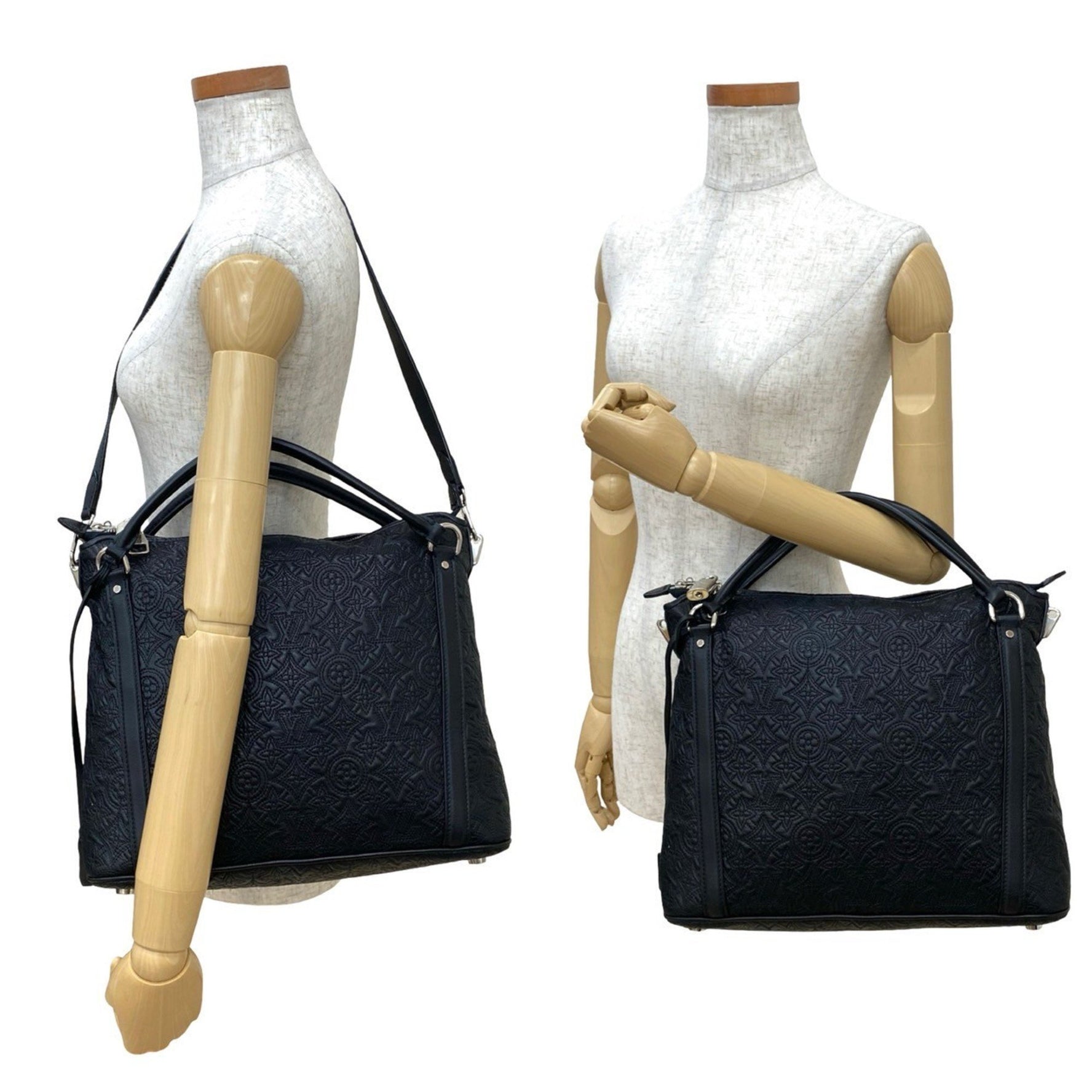 LOUIS VUITTON Ixia PM Monogram Antia Leather Handbag/Shoulder Bag