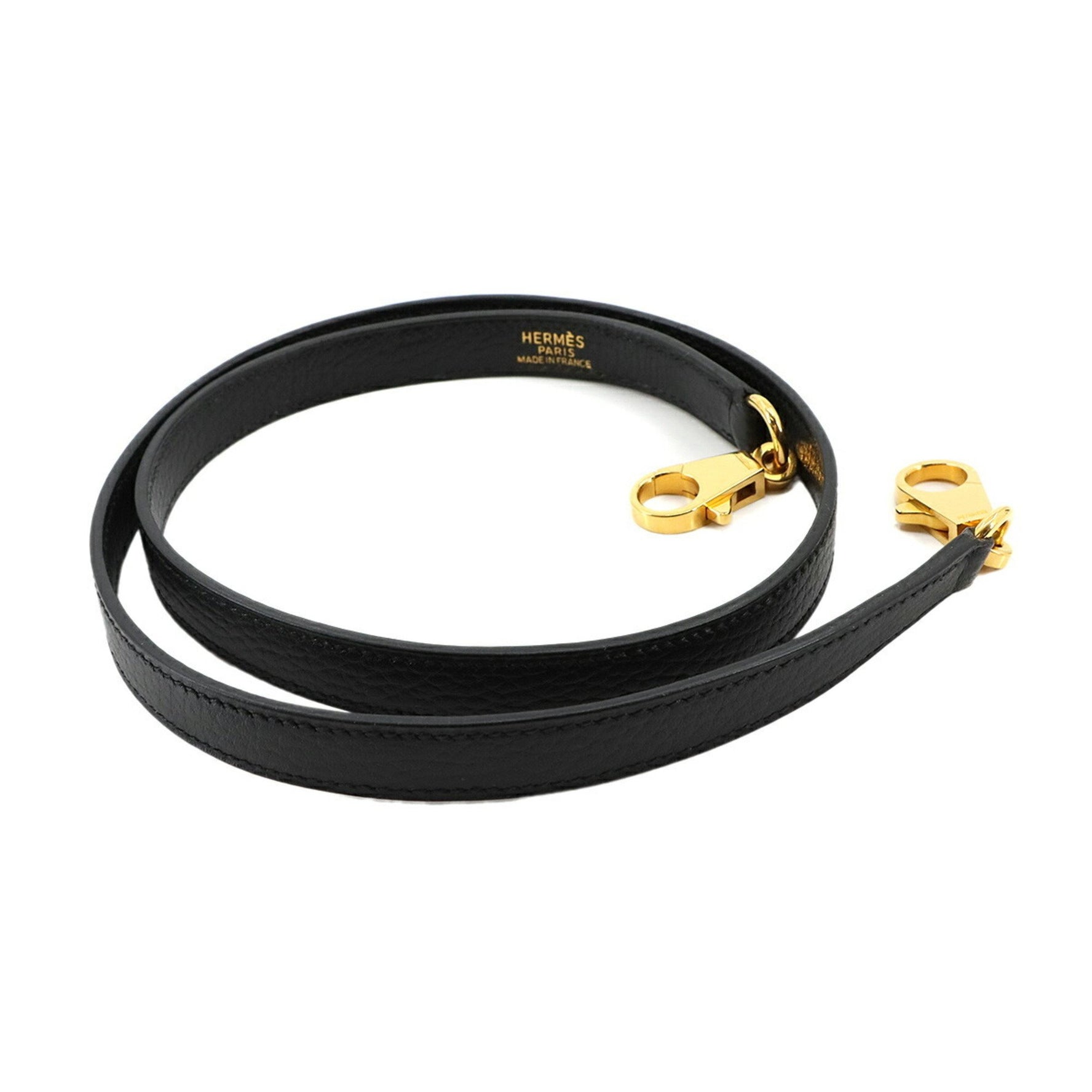 Hermes Hermès Kelly Bolide shoulder strap, Ardennes with gold hardware