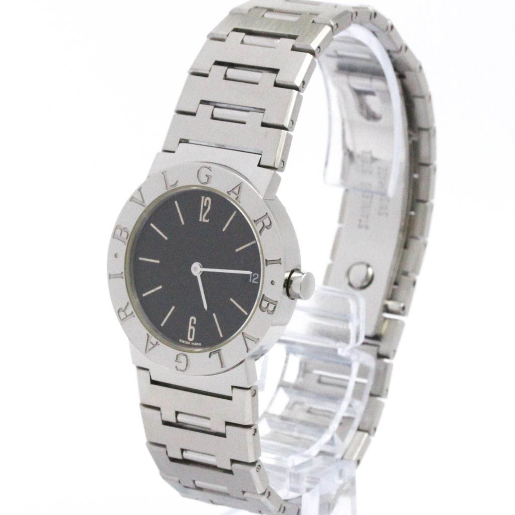 BVLGARI Steel Quartz Watch Polished