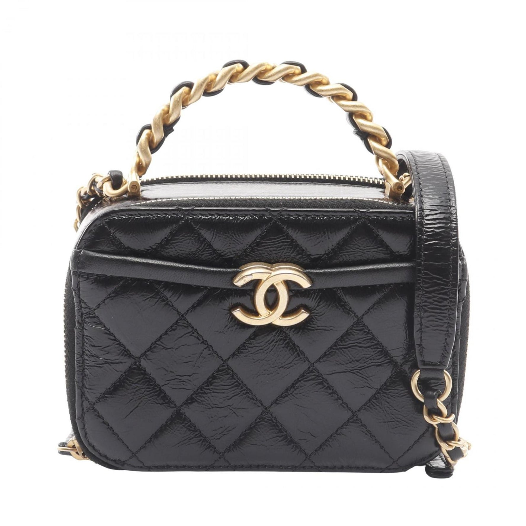 CHANEL Matelasse Shoulder Bag, Leather