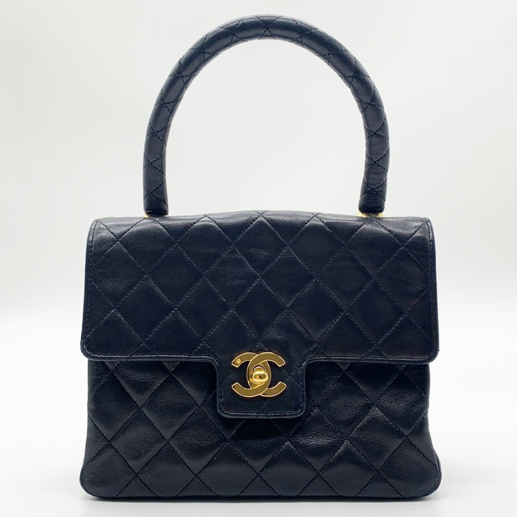 Chanel Bag Matelasse Handbag Turn Lock Coco Mark