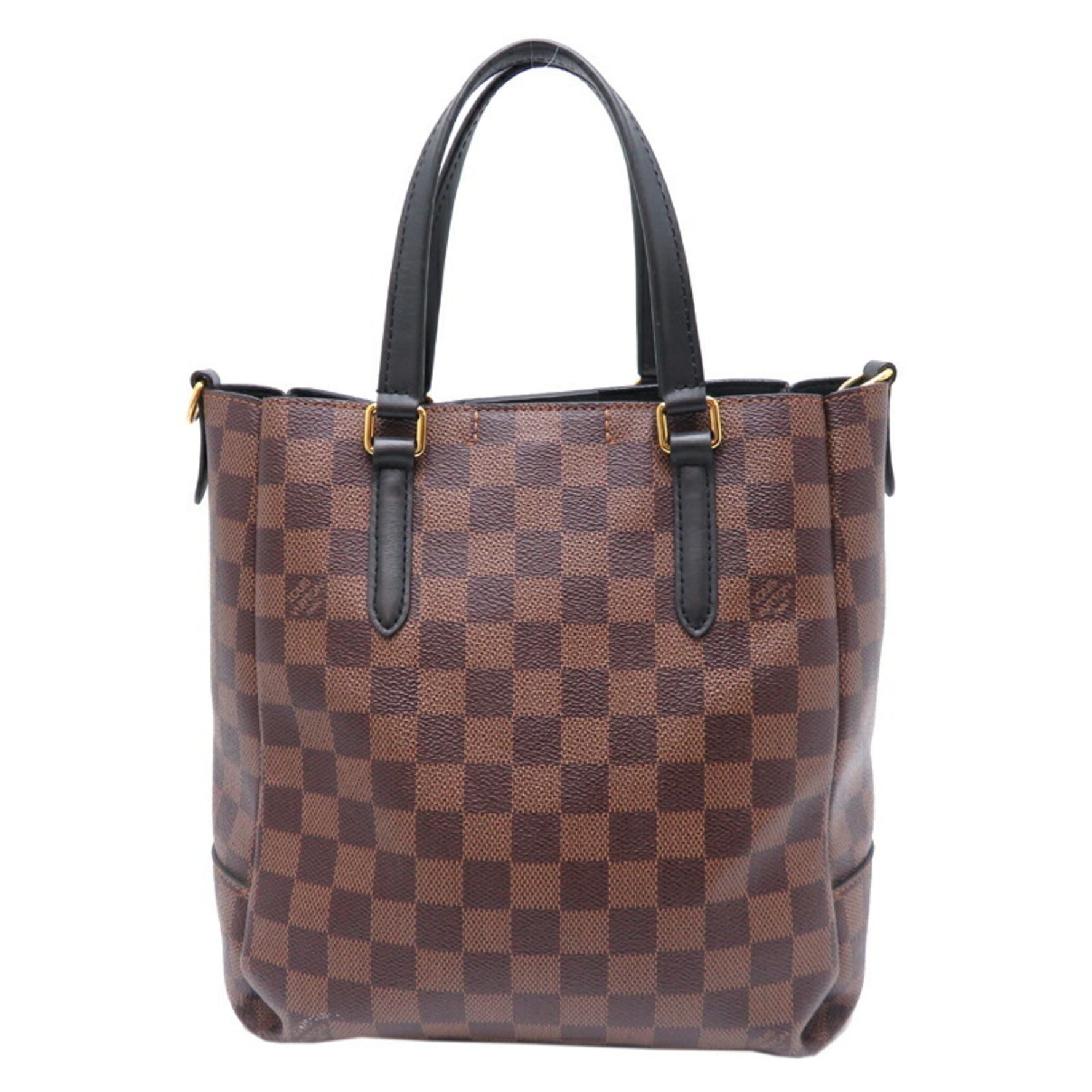Louis Vuitton Belmont NV BB Handbag Damier Ebene (Brown)