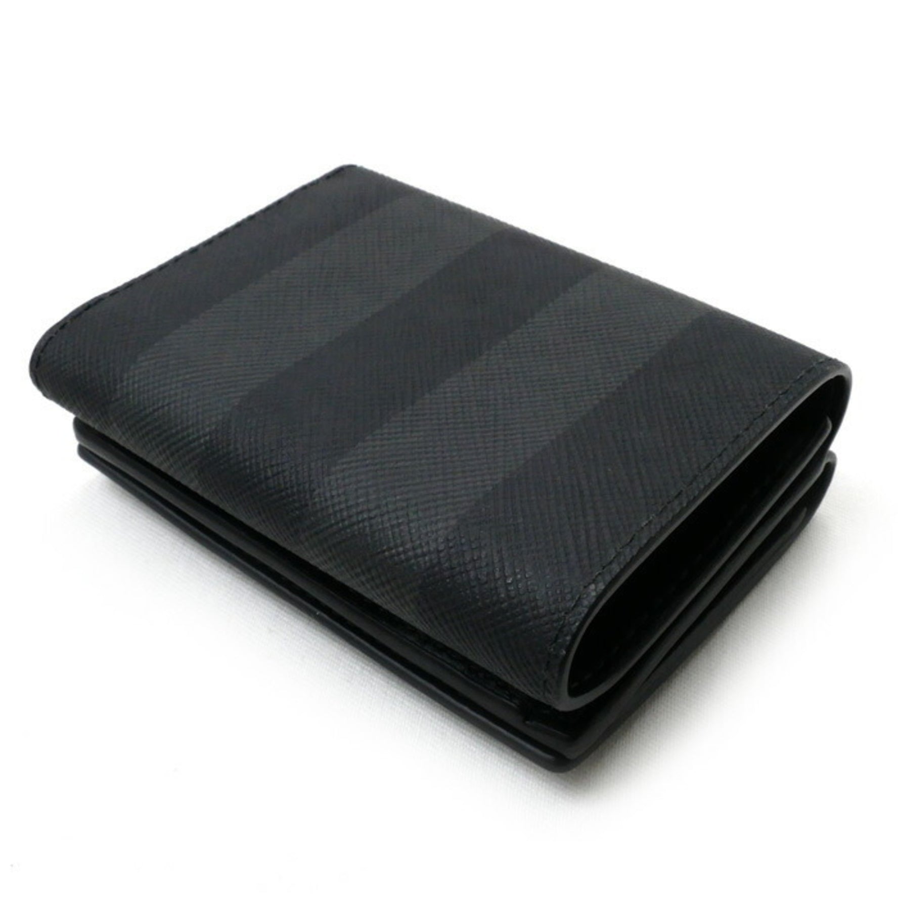 BURBERRY Tri-fold wallet Charcoal grey 8062606/A1208 Unisex