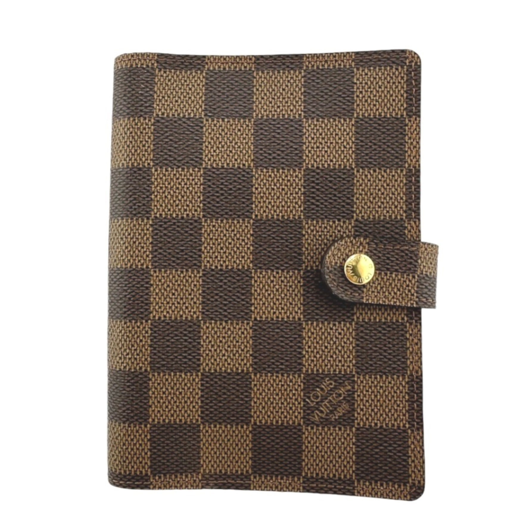 Louis Vuitton LOUIS VUITTON Diary Cover Damier Agenda PM Canvas R20700 Brown LV