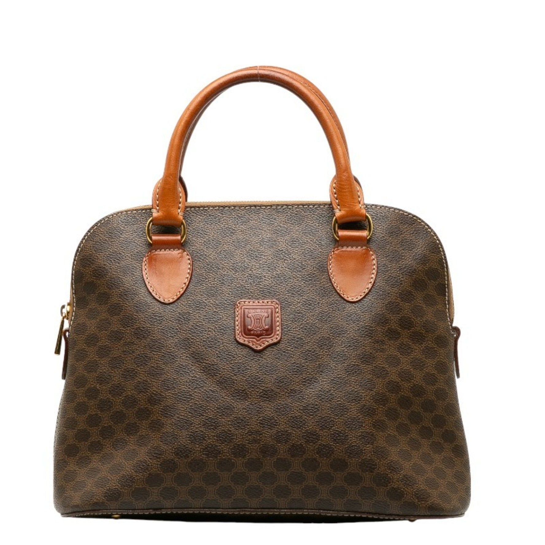 Celine Macadam Handbag Shoulder Bag PVC Leather