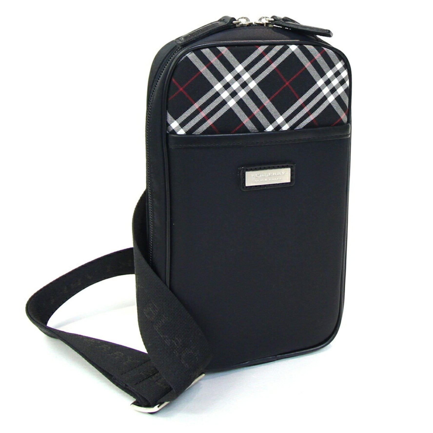 Burberry Black Label Body Bag BKL34-014-05 Nylon Leather Shoulder Crossbody Nova Check Men's BURBERRY BLACKLABEL